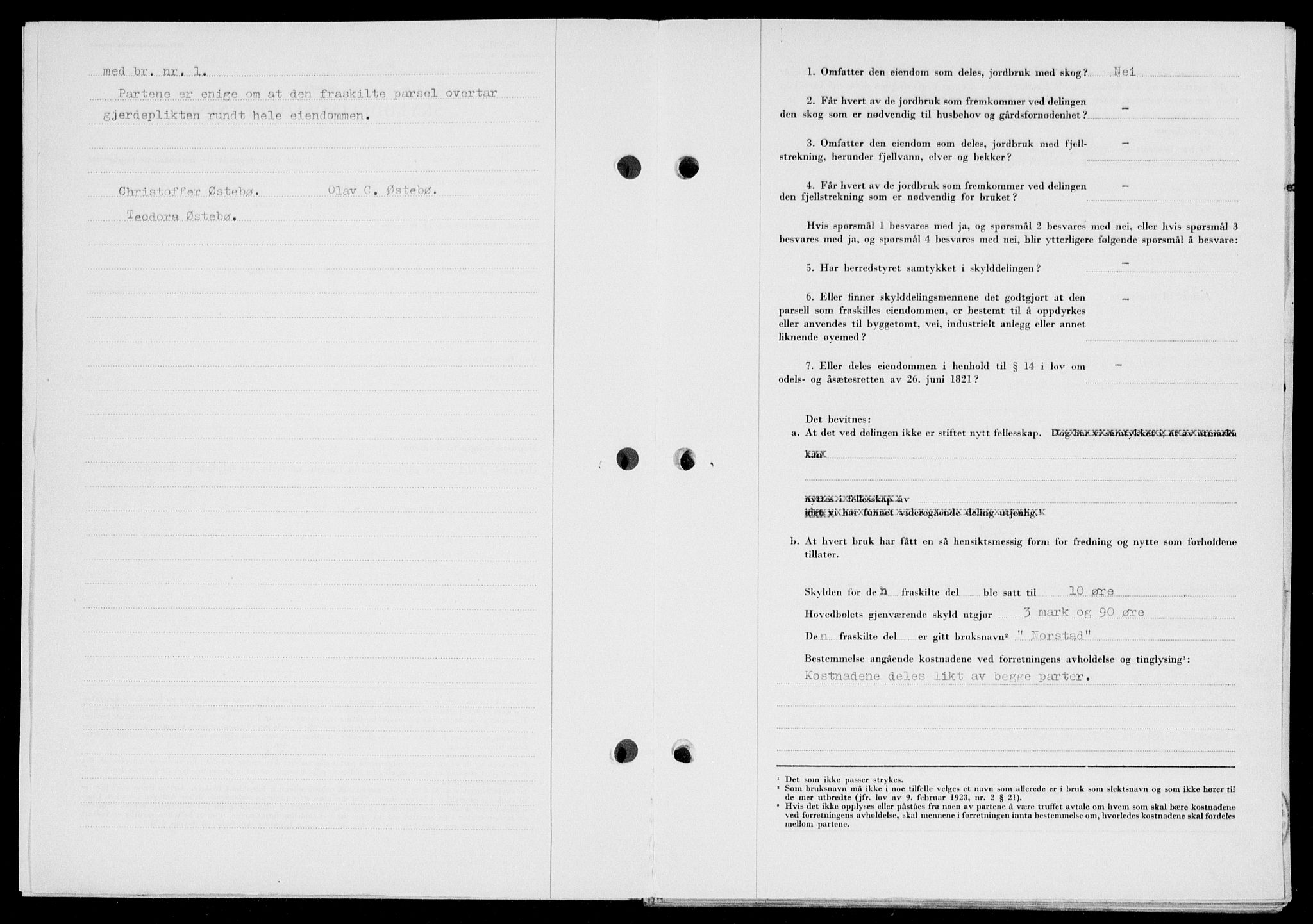 Ryfylke tingrett, SAST/A-100055/001/II/IIB/L0114: Mortgage book no. 93, 1951-1951, Diary no: : 1377/1951