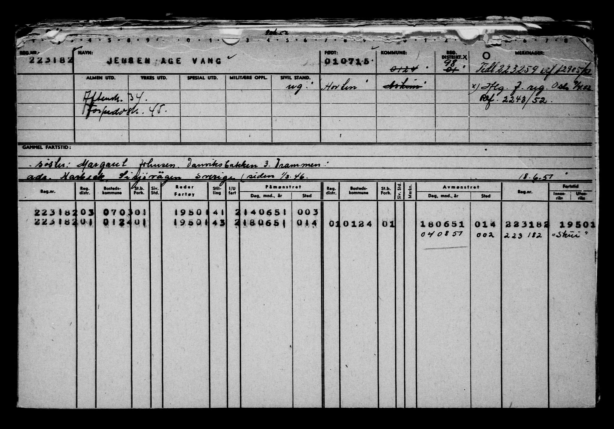 Direktoratet for sjømenn, AV/RA-S-3545/G/Gb/L0131: Hovedkort, 1915, p. 7