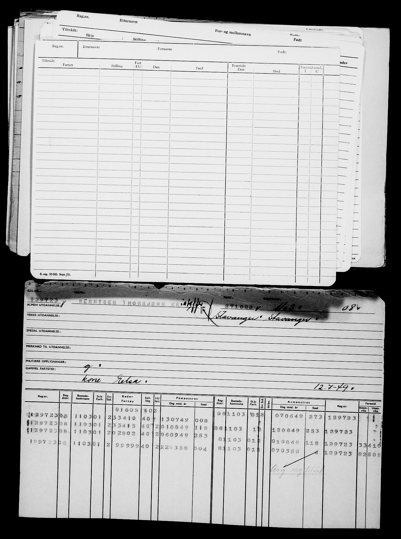 Direktoratet for sjømenn, AV/RA-S-3545/G/Gb/L0211: Hovedkort, 1922, p. 555