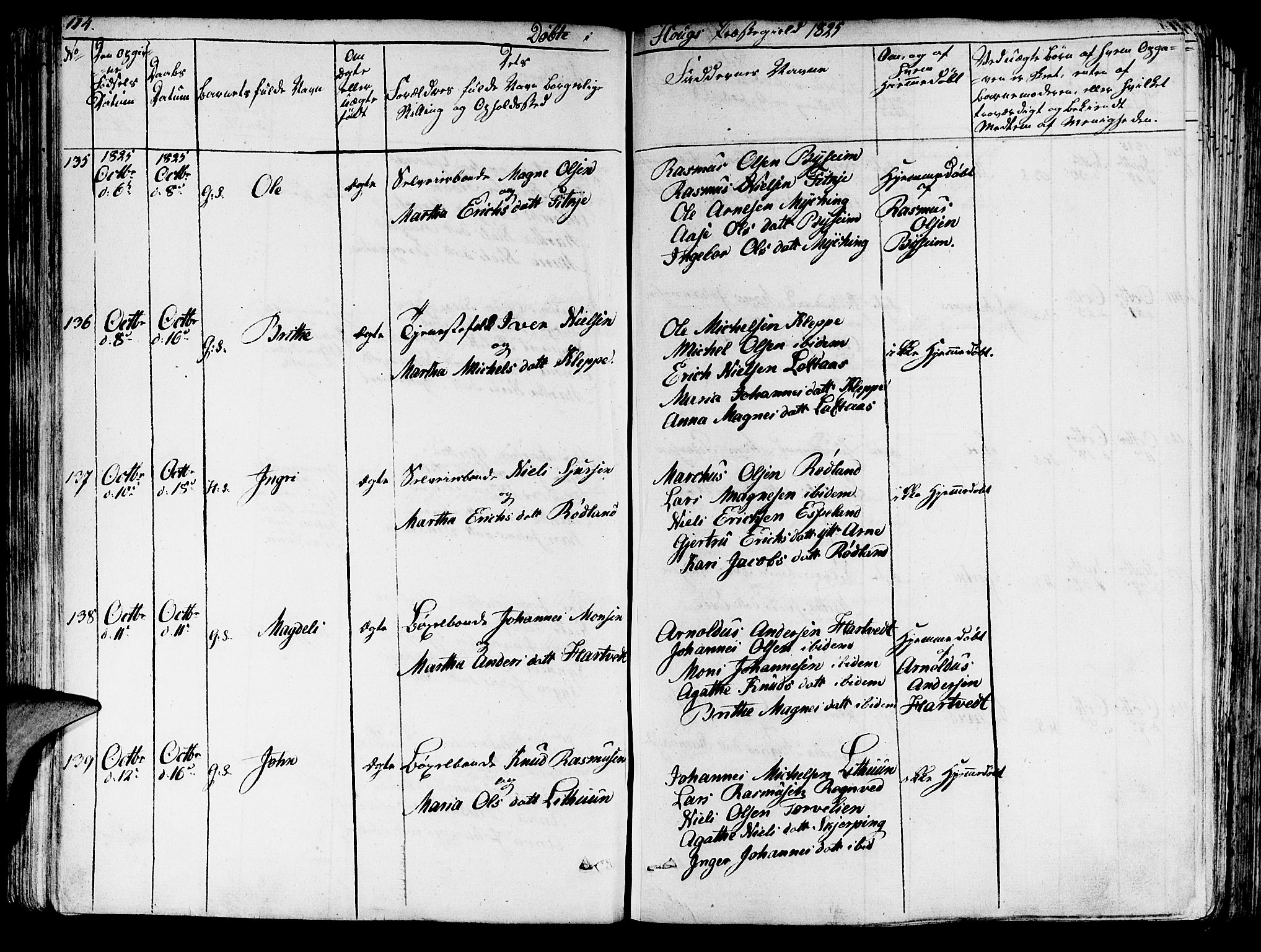 Haus sokneprestembete, AV/SAB-A-75601/H/Haa: Parish register (official) no. A 13, 1821-1827, p. 115