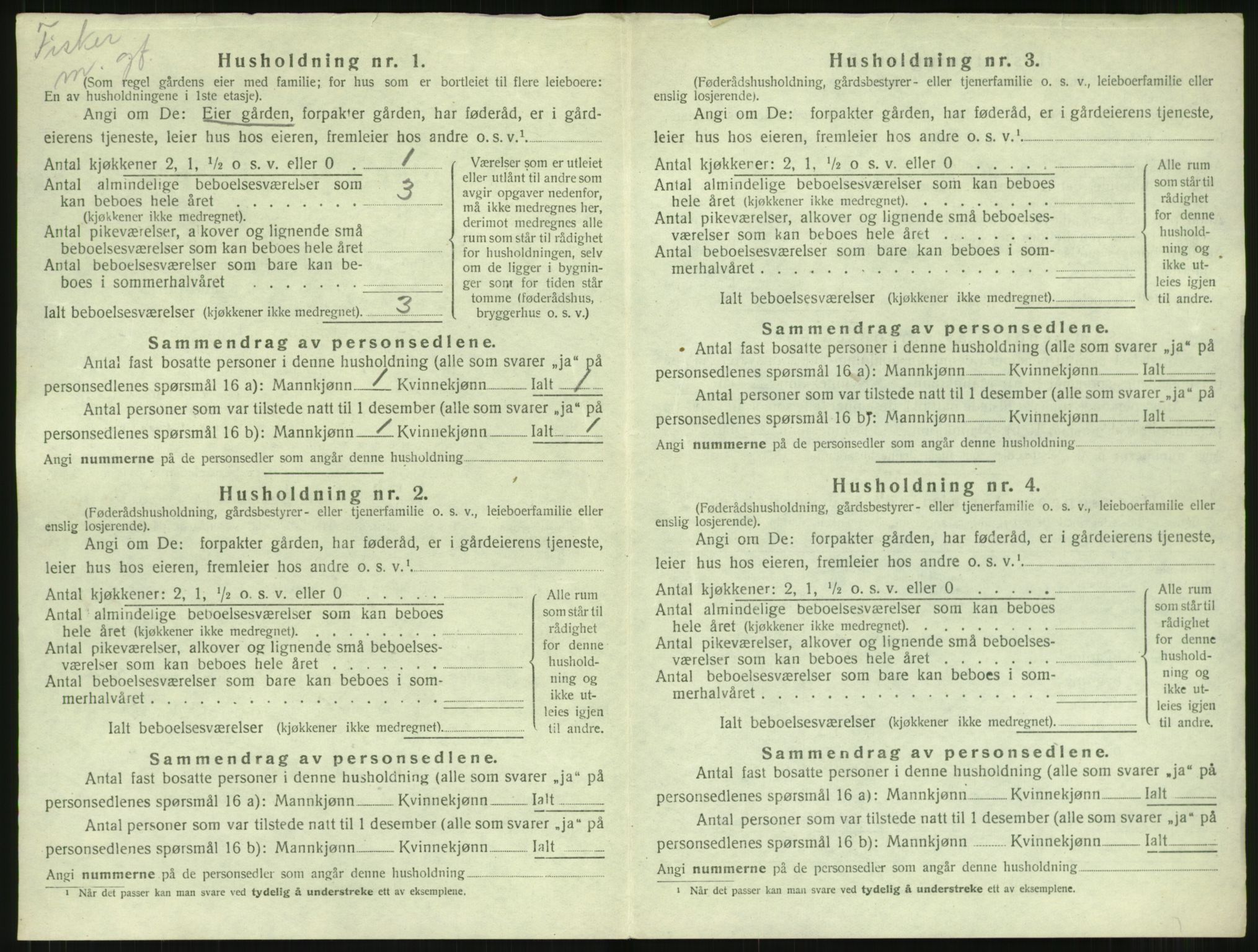 SAT, 1920 census for Aure, 1920, p. 769