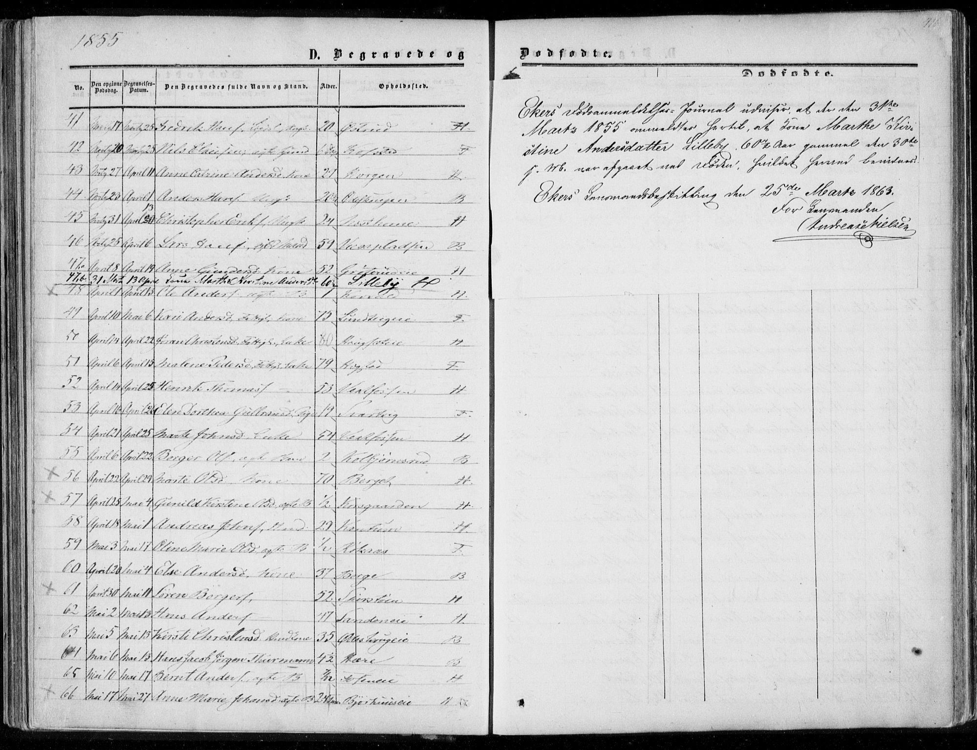 Eiker kirkebøker, SAKO/A-4/F/Fa/L0015b: Parish register (official) no. I 15B, 1854-1860, p. 416