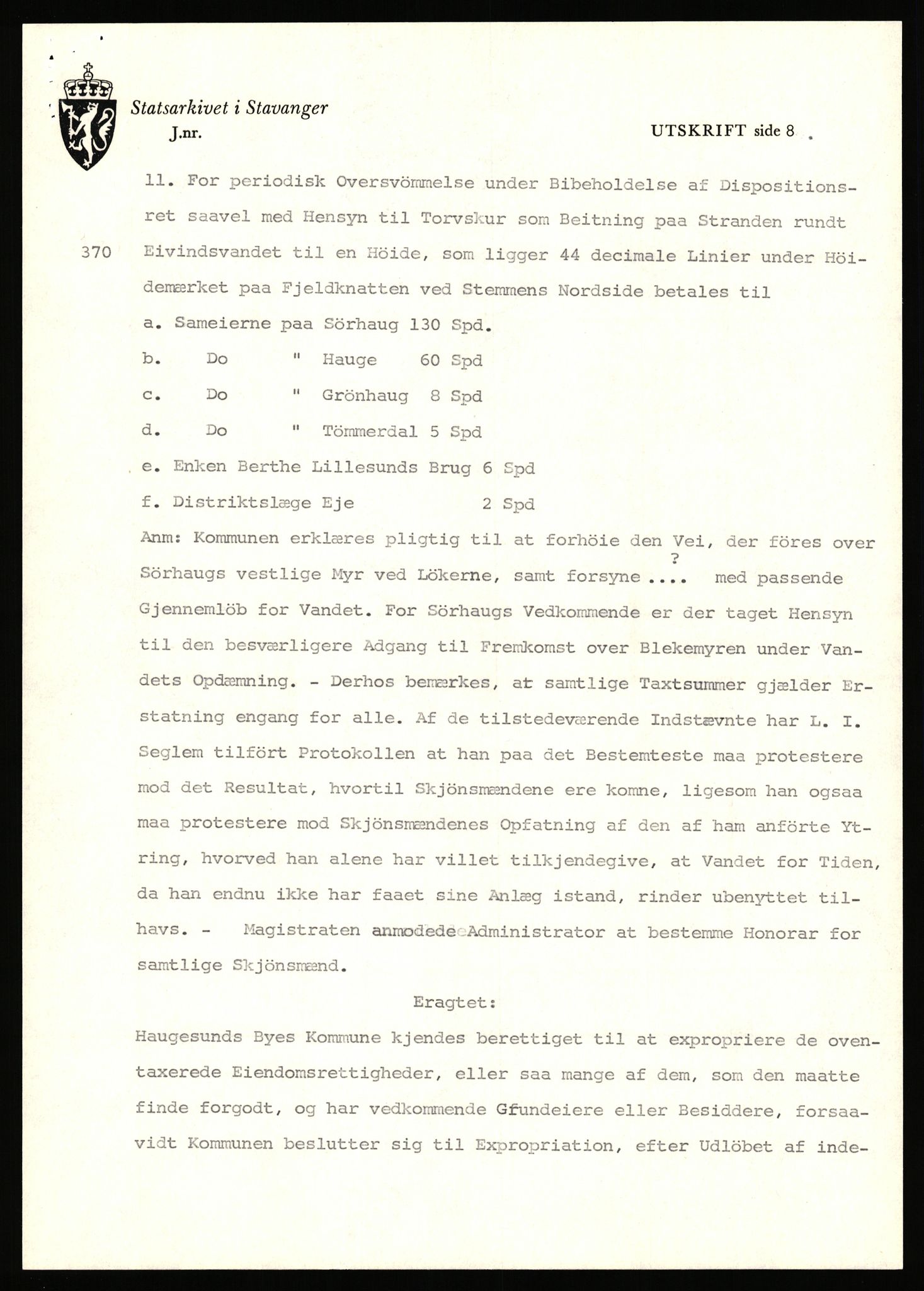 Statsarkivet i Stavanger, AV/SAST-A-101971/03/Y/Yj/L0027: Avskrifter sortert etter gårdsnavn: Gravdal - Grøtteland, 1750-1930, p. 510