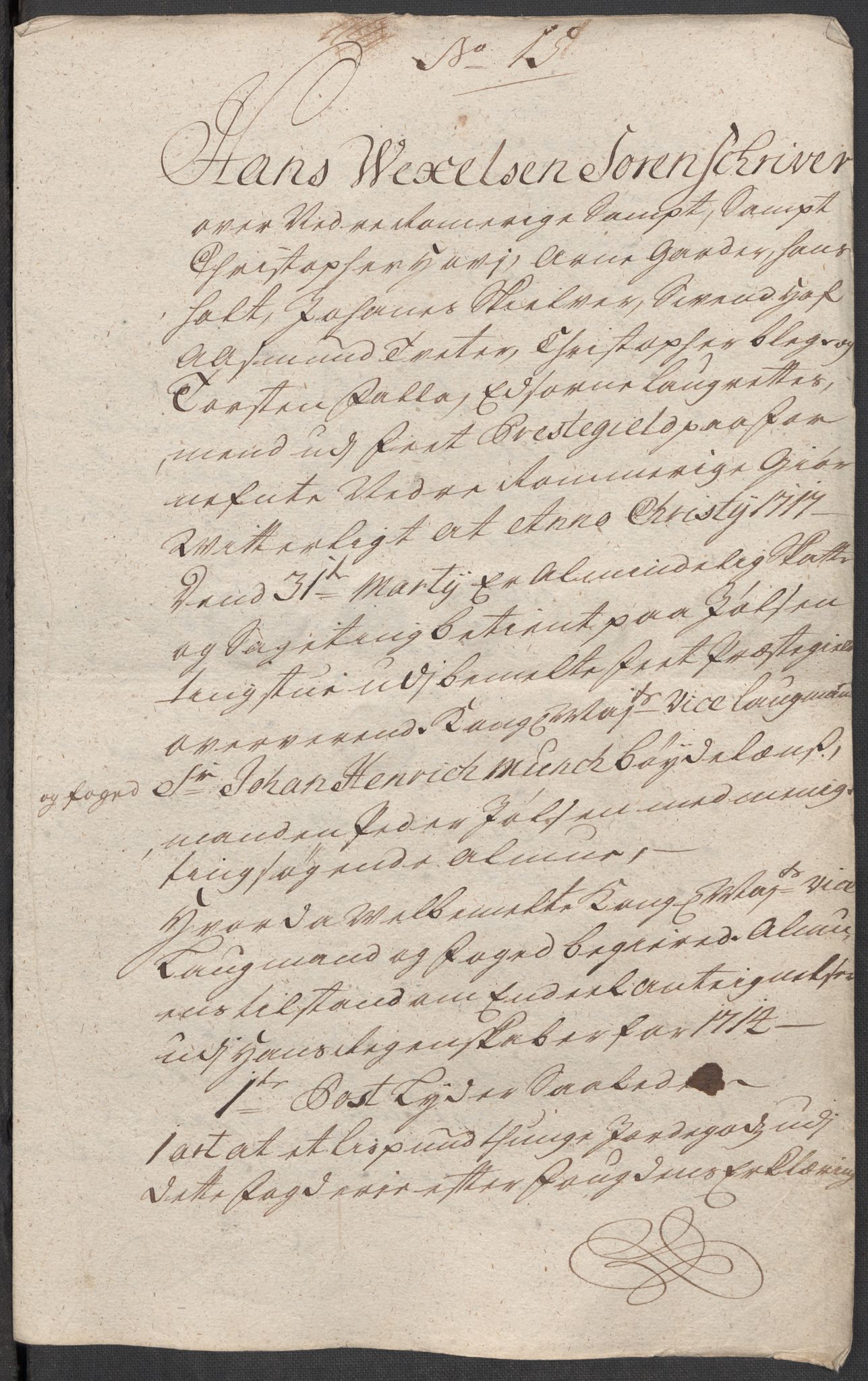 Rentekammeret inntil 1814, Reviderte regnskaper, Fogderegnskap, AV/RA-EA-4092/R11/L0596: Fogderegnskap Nedre Romerike, 1714, p. 288