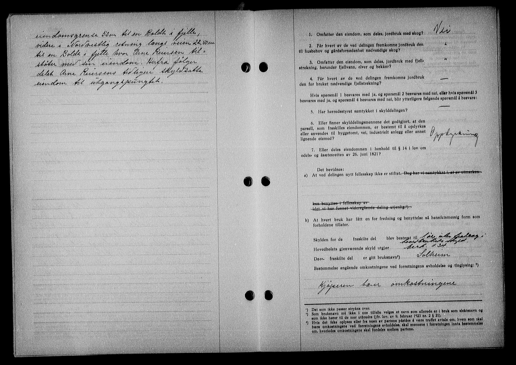 Nedenes sorenskriveri, AV/SAK-1221-0006/G/Gb/Gba/L0048: Mortgage book no. A-II, 1940-1941, Diary no: : 405/1941