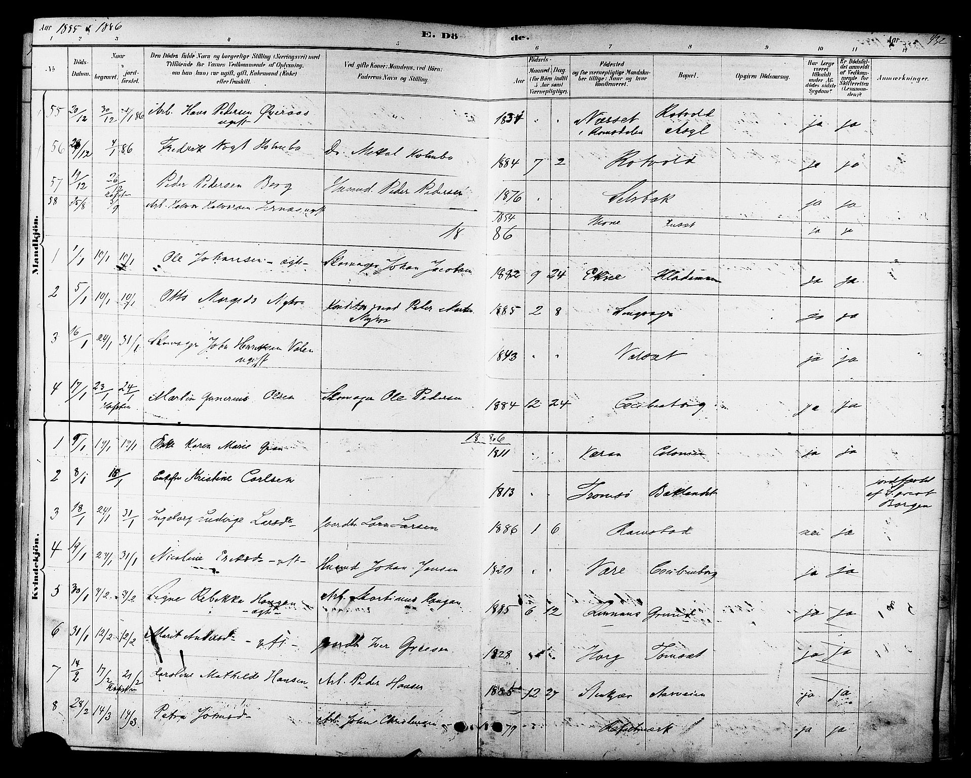 Ministerialprotokoller, klokkerbøker og fødselsregistre - Sør-Trøndelag, AV/SAT-A-1456/606/L0294: Parish register (official) no. 606A09, 1878-1886, p. 432