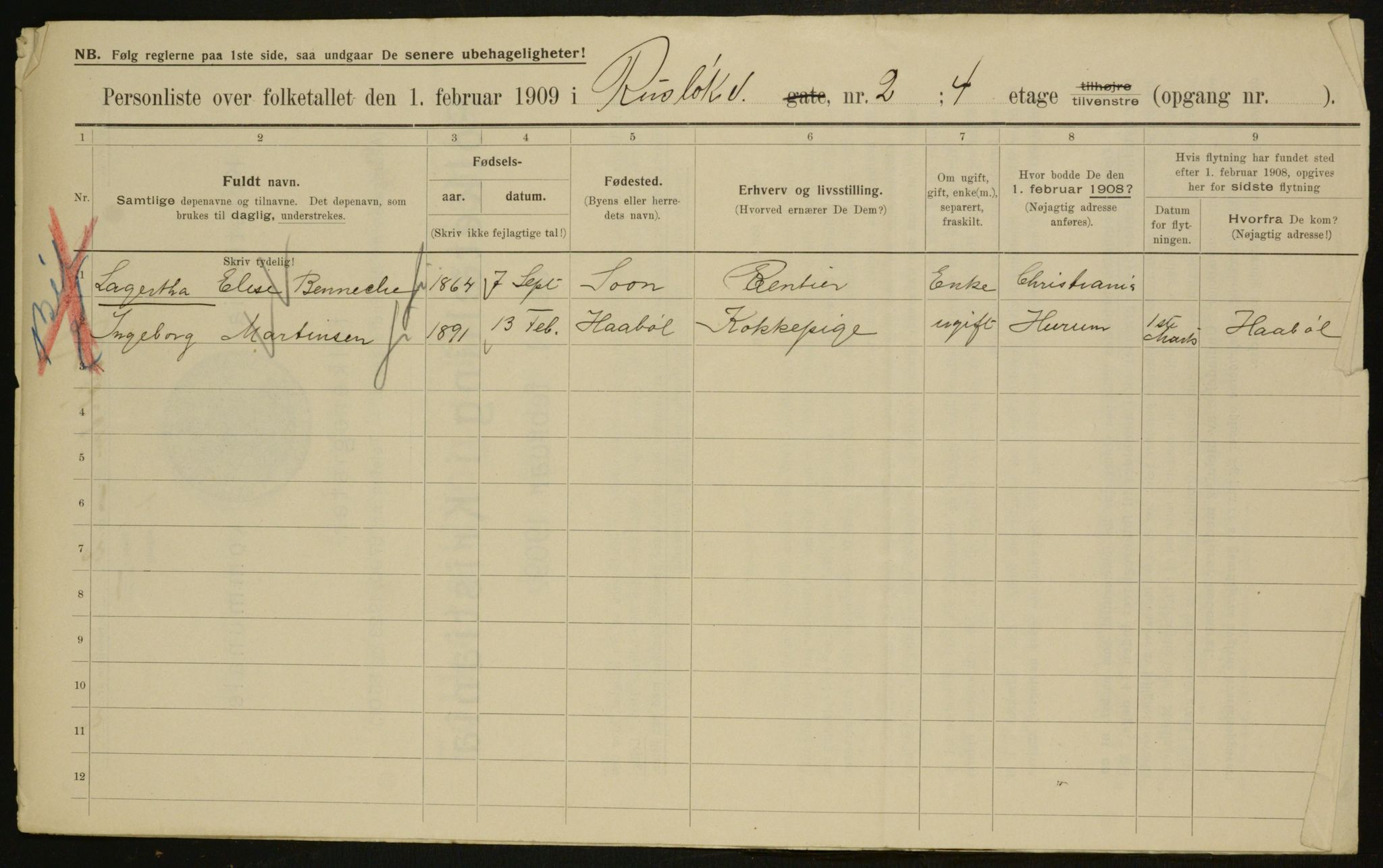 OBA, Municipal Census 1909 for Kristiania, 1909, p. 76841