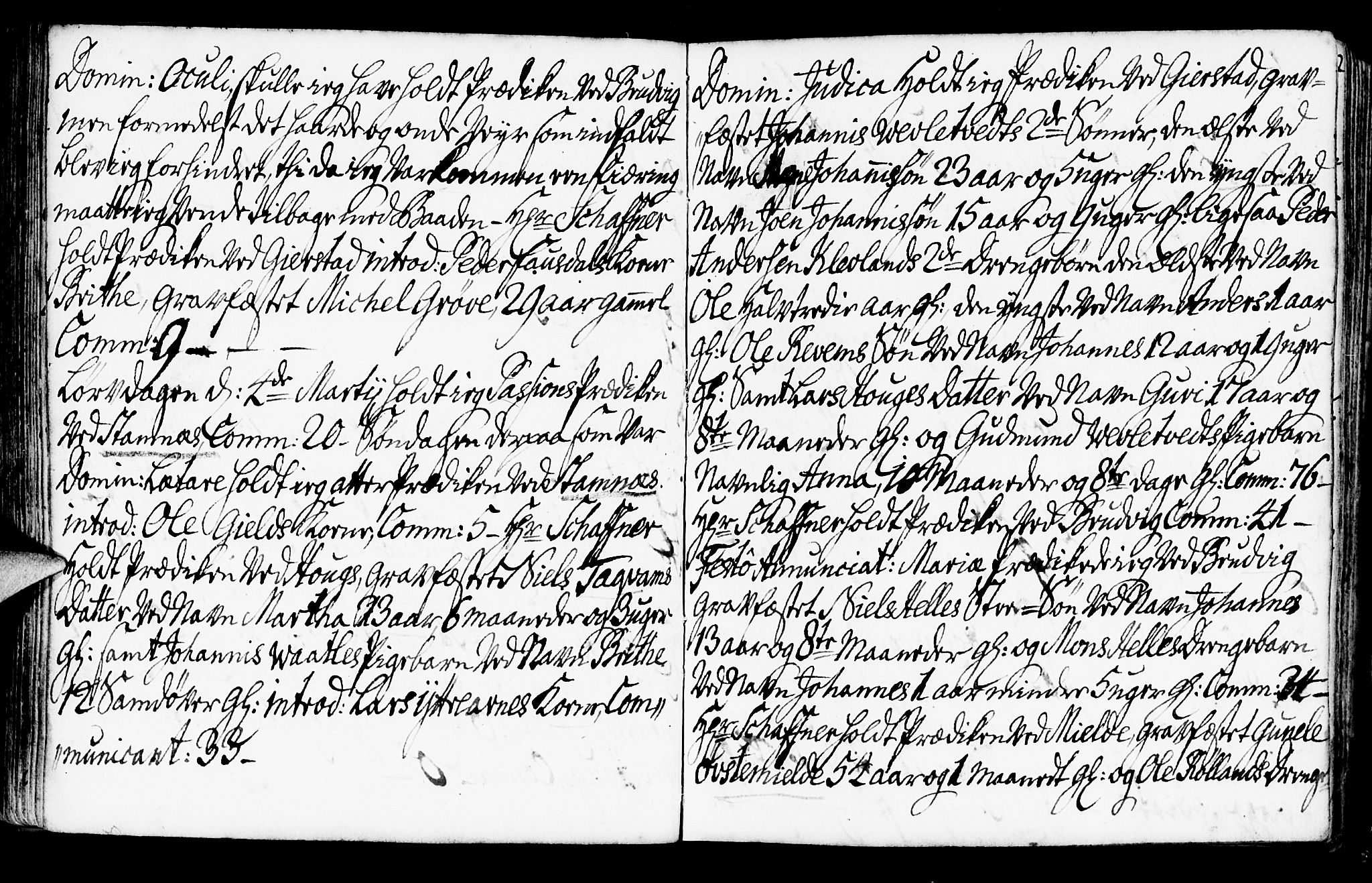 Haus sokneprestembete, AV/SAB-A-75601/H/Haa: Parish register (official) no. A 7, 1748-1766, p. 98