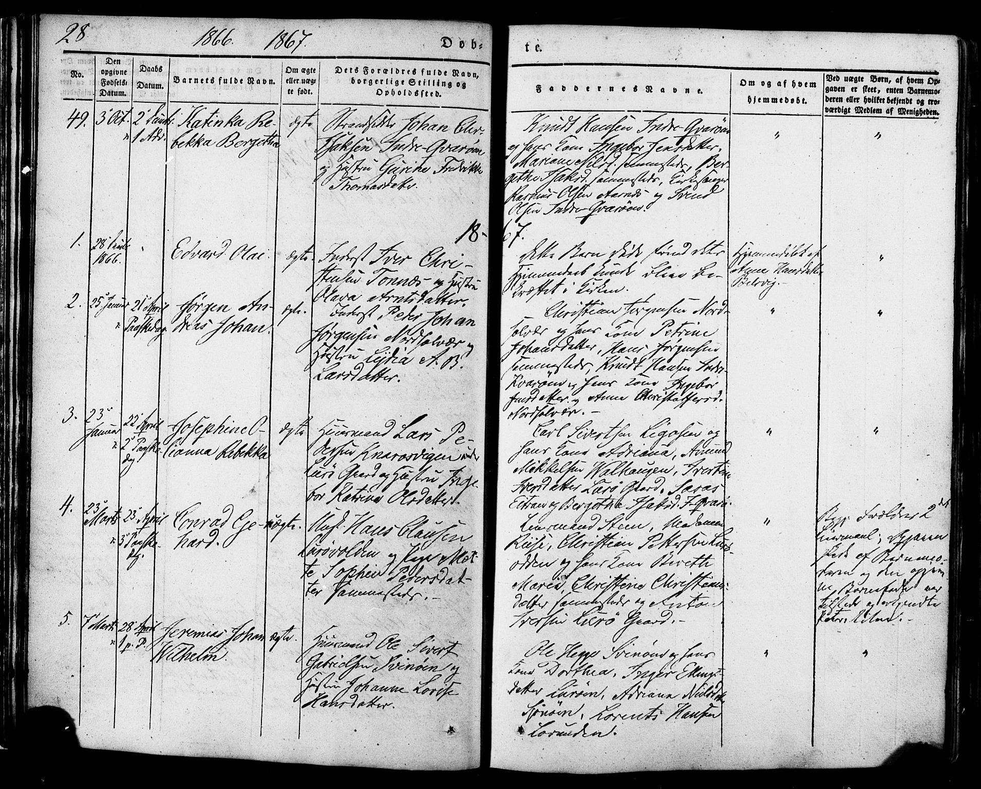 Ministerialprotokoller, klokkerbøker og fødselsregistre - Nordland, AV/SAT-A-1459/839/L0567: Parish register (official) no. 839A04, 1863-1879, p. 28