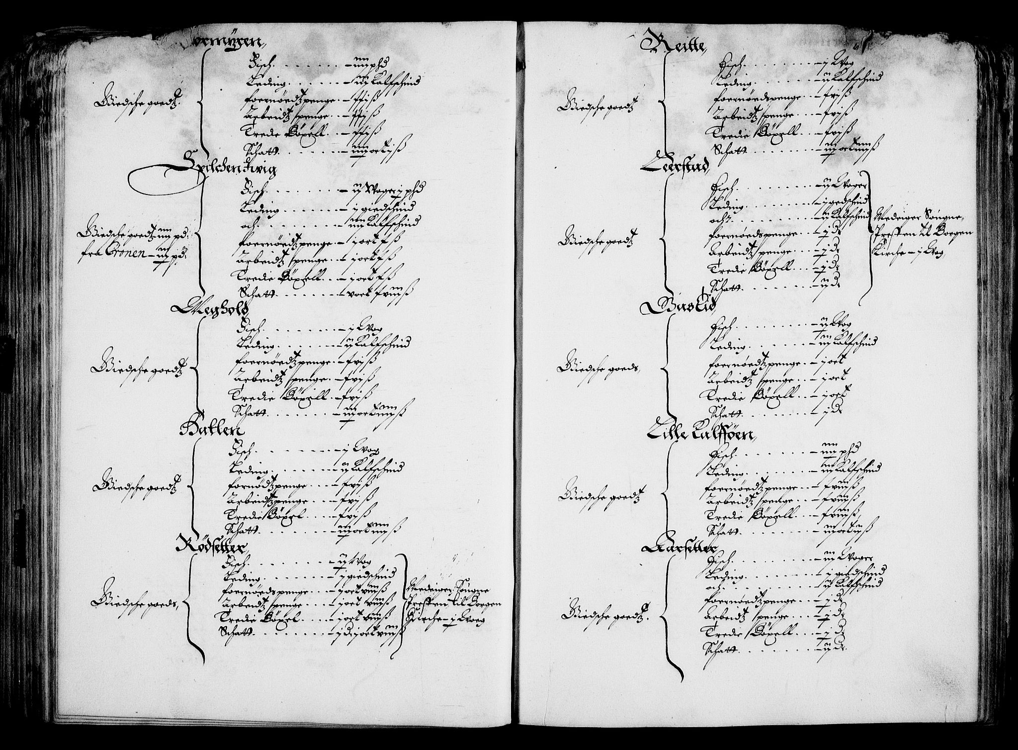 Rentekammeret inntil 1814, Realistisk ordnet avdeling, AV/RA-EA-4070/On/L0001/0001: Statens gods / [Jj 1]: Jordebok over Hannibal Sehesteds gods, 1651, p. 163