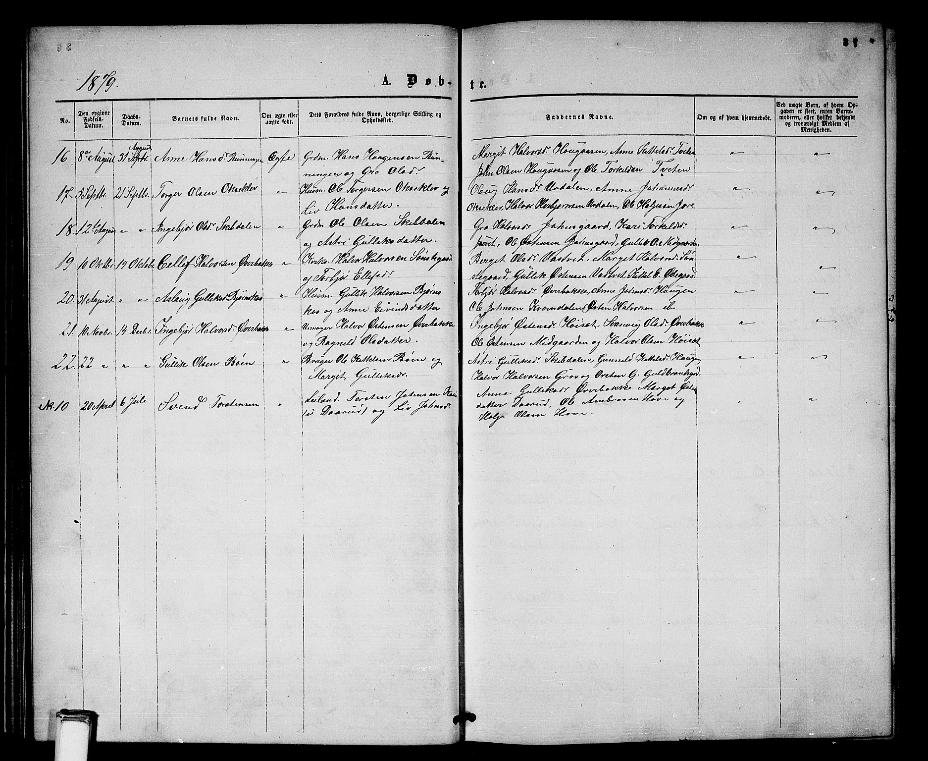 Gransherad kirkebøker, AV/SAKO-A-267/G/Gb/L0002: Parish register (copy) no. II 2, 1860-1886, p. 37