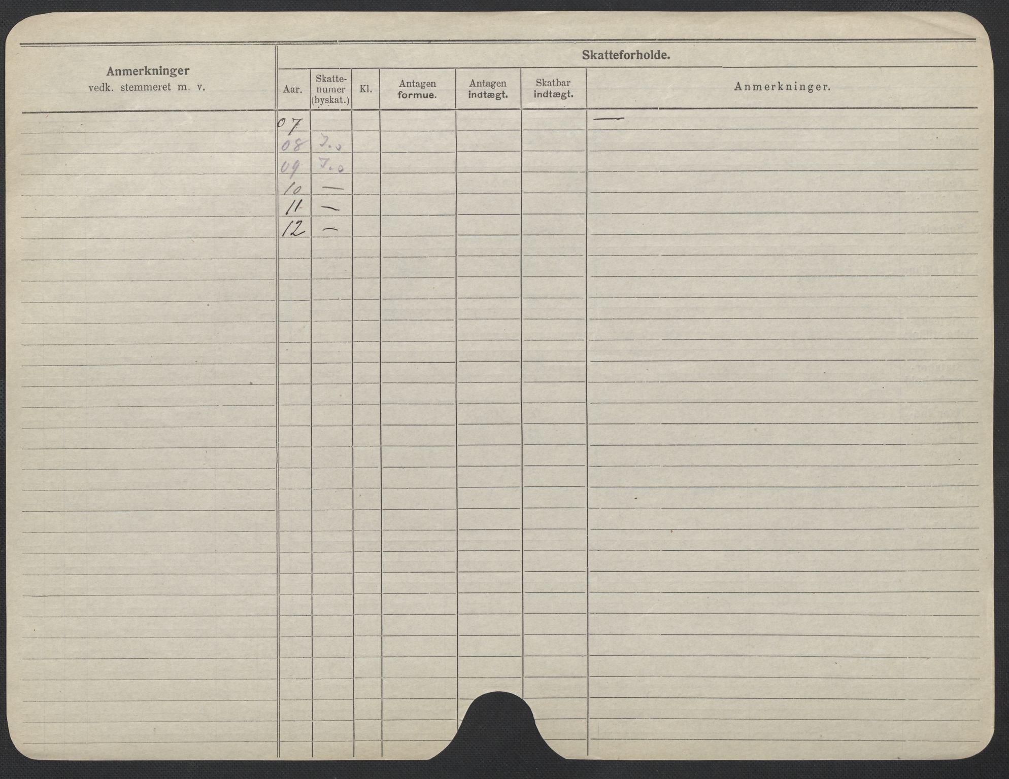 Oslo folkeregister, Registerkort, AV/SAO-A-11715/F/Fa/Fac/L0013: Kvinner, 1906-1914, p. 28b