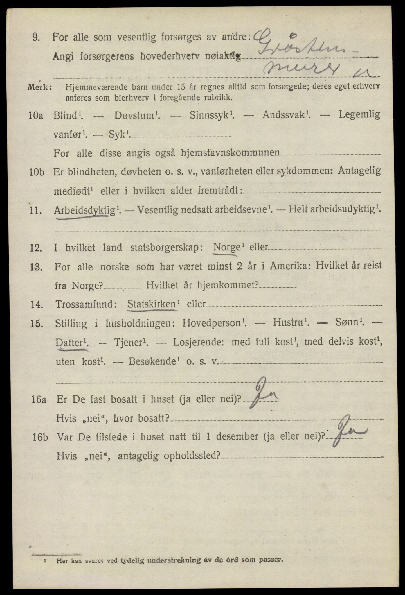 SAO, 1920 census for Glemmen, 1920, p. 4804