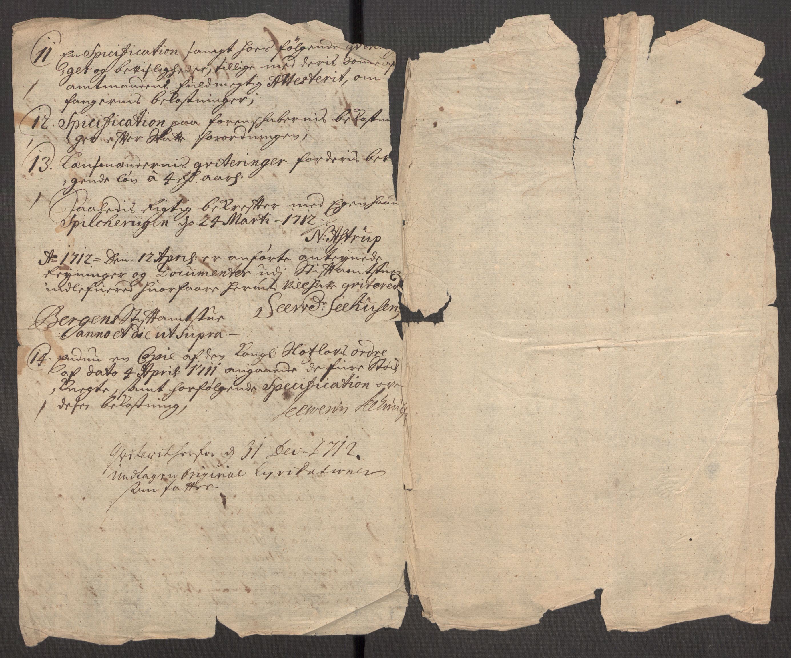 Rentekammeret inntil 1814, Reviderte regnskaper, Fogderegnskap, AV/RA-EA-4092/R54/L3564: Fogderegnskap Sunnmøre, 1711, p. 31