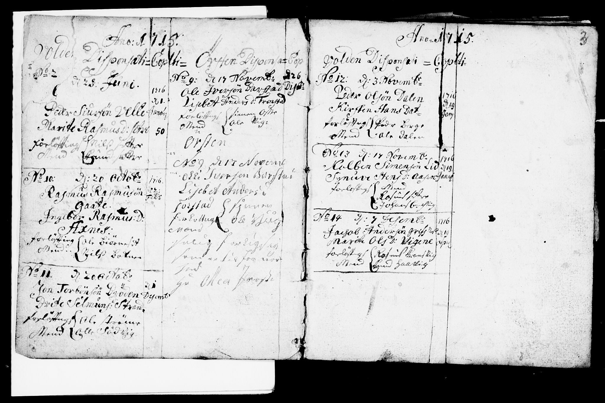 Ministerialprotokoller, klokkerbøker og fødselsregistre - Møre og Romsdal, AV/SAT-A-1454/511/L0134: Parish register (official) no. 511A01, 1713-1720, p. 3