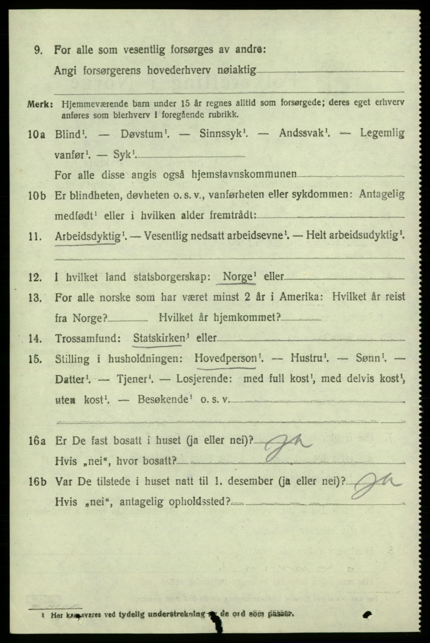 SAB, 1920 census for Kvinnherad, 1920, p. 5973