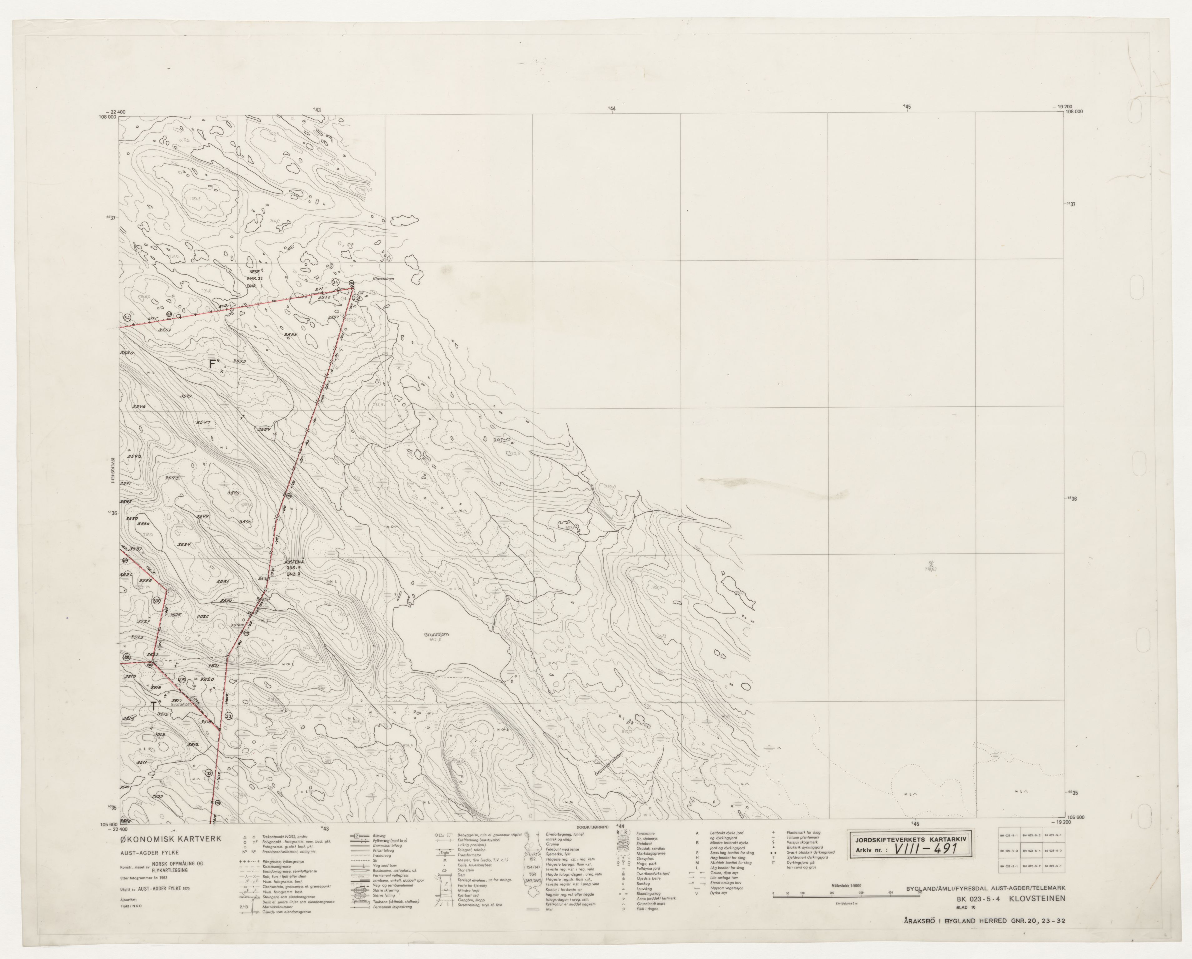 Jordskifteverkets kartarkiv, RA/S-3929/T, 1859-1988, p. 767