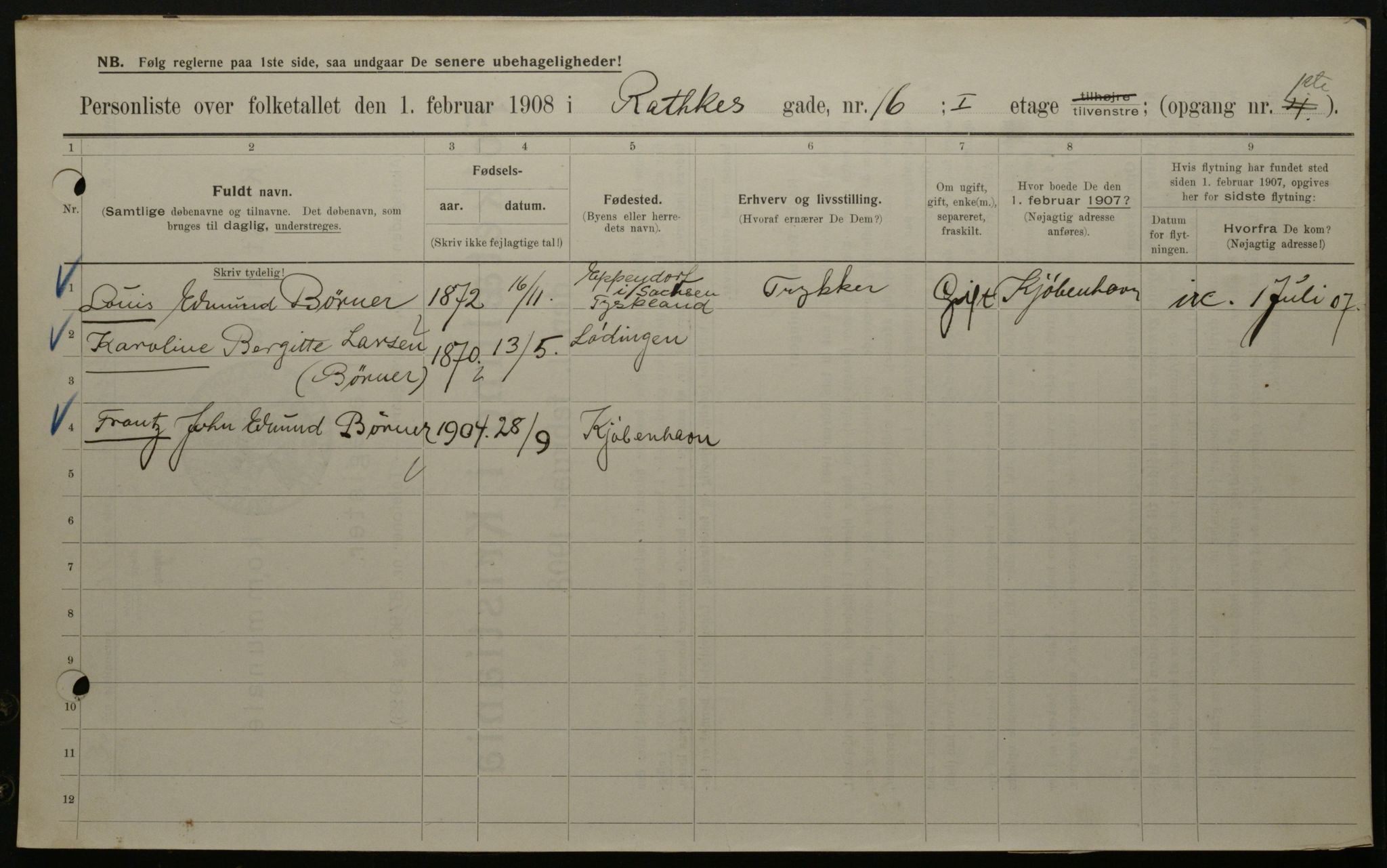 OBA, Municipal Census 1908 for Kristiania, 1908, p. 74234