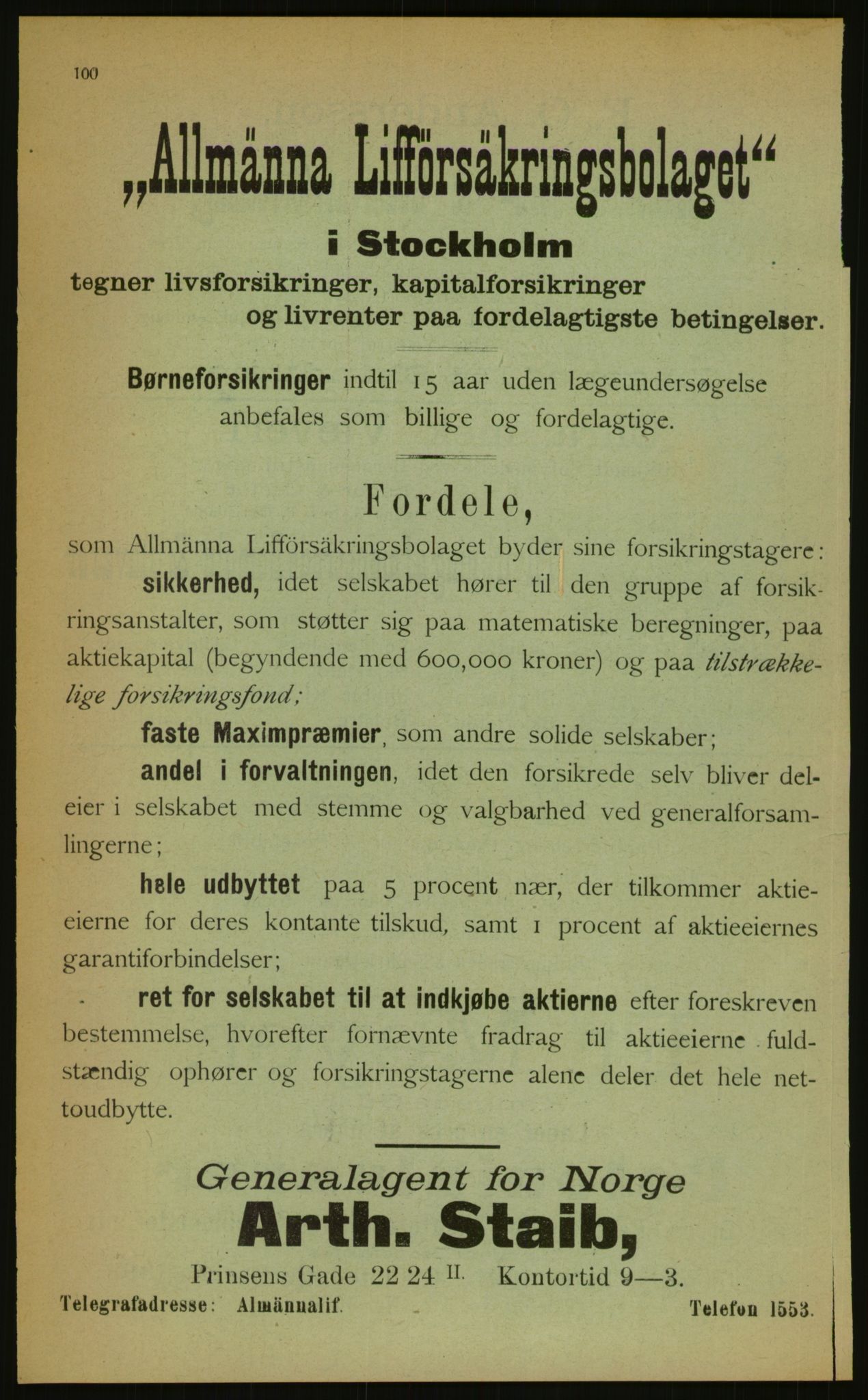 Kristiania/Oslo adressebok, PUBL/-, 1899, p. 100