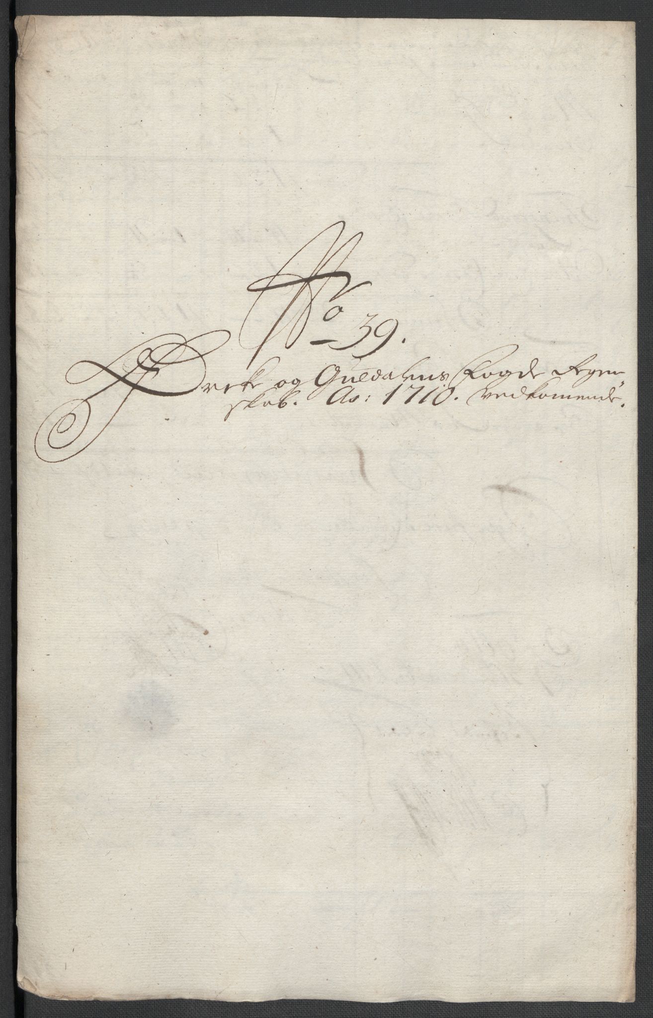 Rentekammeret inntil 1814, Reviderte regnskaper, Fogderegnskap, RA/EA-4092/R60/L3960: Fogderegnskap Orkdal og Gauldal, 1710, p. 370