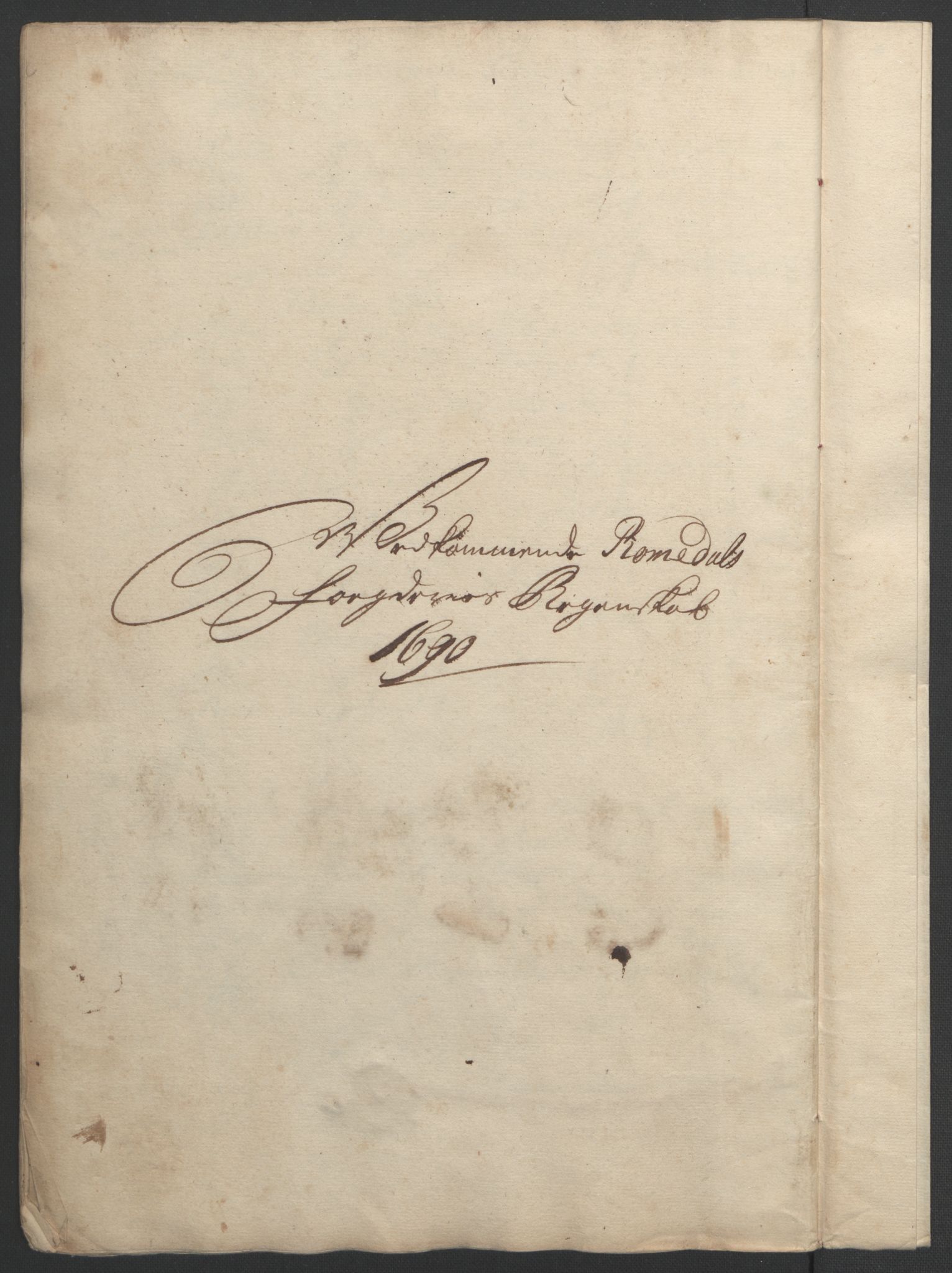 Rentekammeret inntil 1814, Reviderte regnskaper, Fogderegnskap, RA/EA-4092/R55/L3649: Fogderegnskap Romsdal, 1690-1691, p. 150