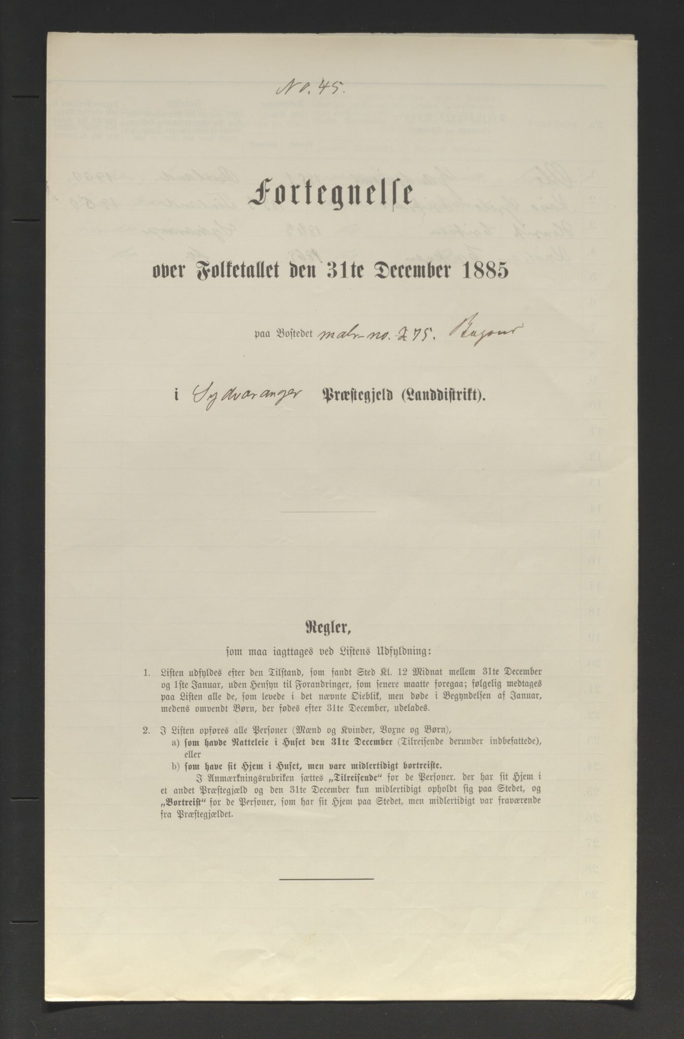 SATØ, 1885 census for 2030 Sør-Varanger, 1885, p. 225a