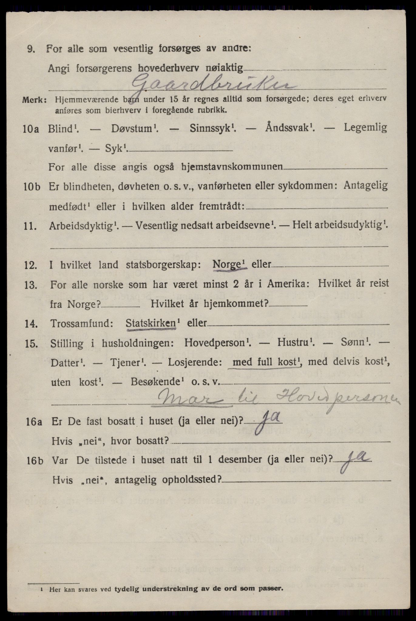 SAST, 1920 census for Vikedal, 1920, p. 4782