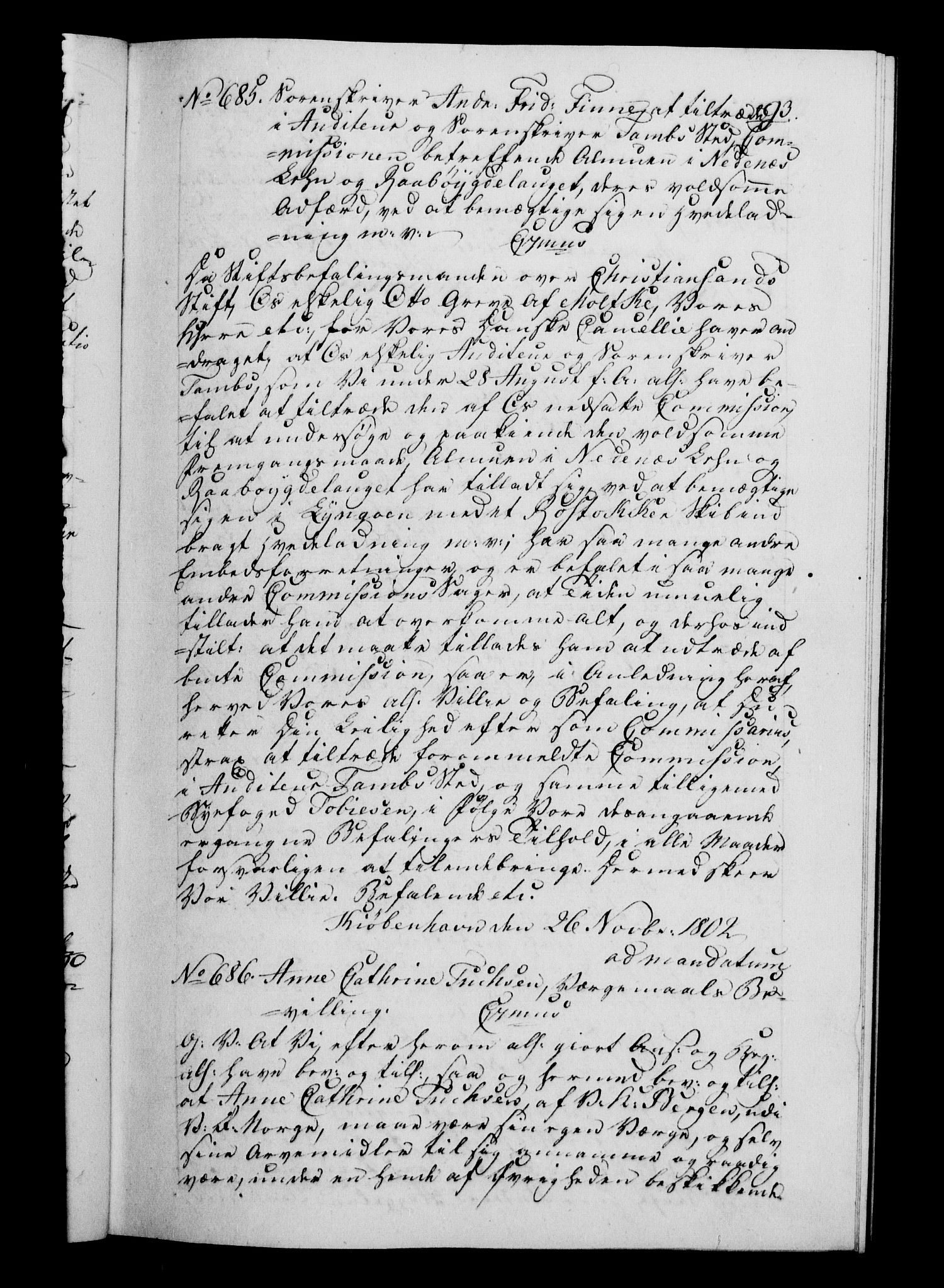 Danske Kanselli 1800-1814, RA/EA-3024/H/Hf/Hfb/Hfba/L0002: Registranter, 1802-1804, p. 93a