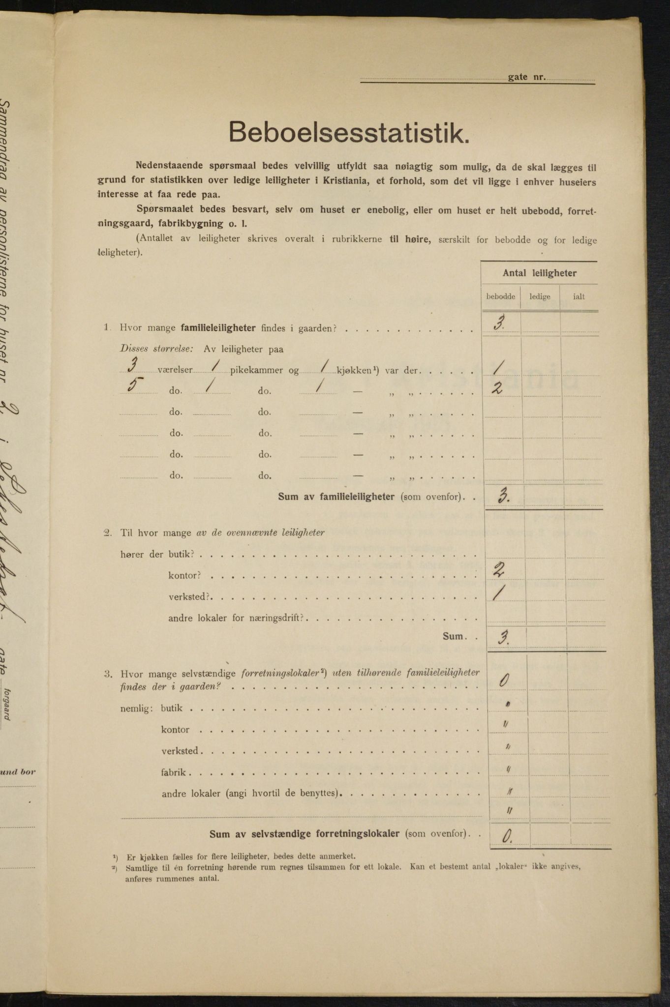 OBA, Municipal Census 1915 for Kristiania, 1915, p. 93552