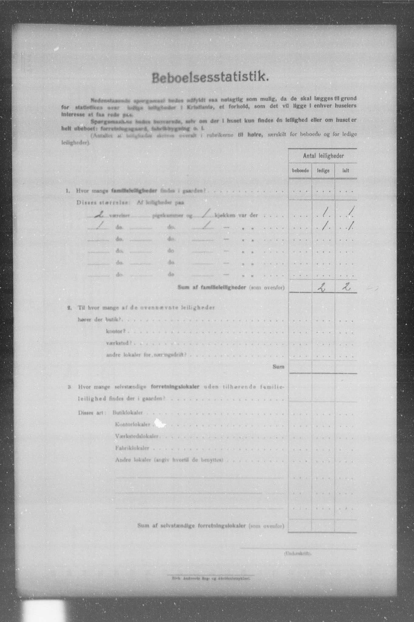 OBA, Municipal Census 1904 for Kristiania, 1904, p. 6054