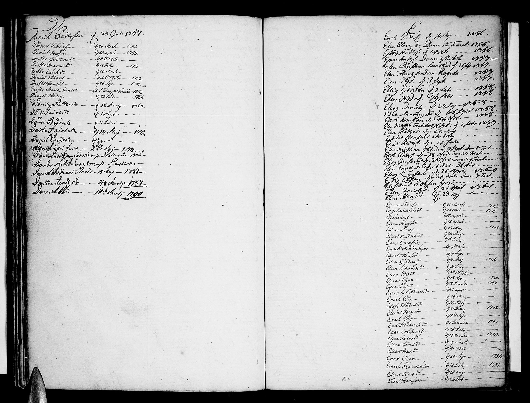 Ministerialprotokoller, klokkerbøker og fødselsregistre - Nordland, AV/SAT-A-1459/853/L0766: Parish register (official) no. 853A05, 1745-1791