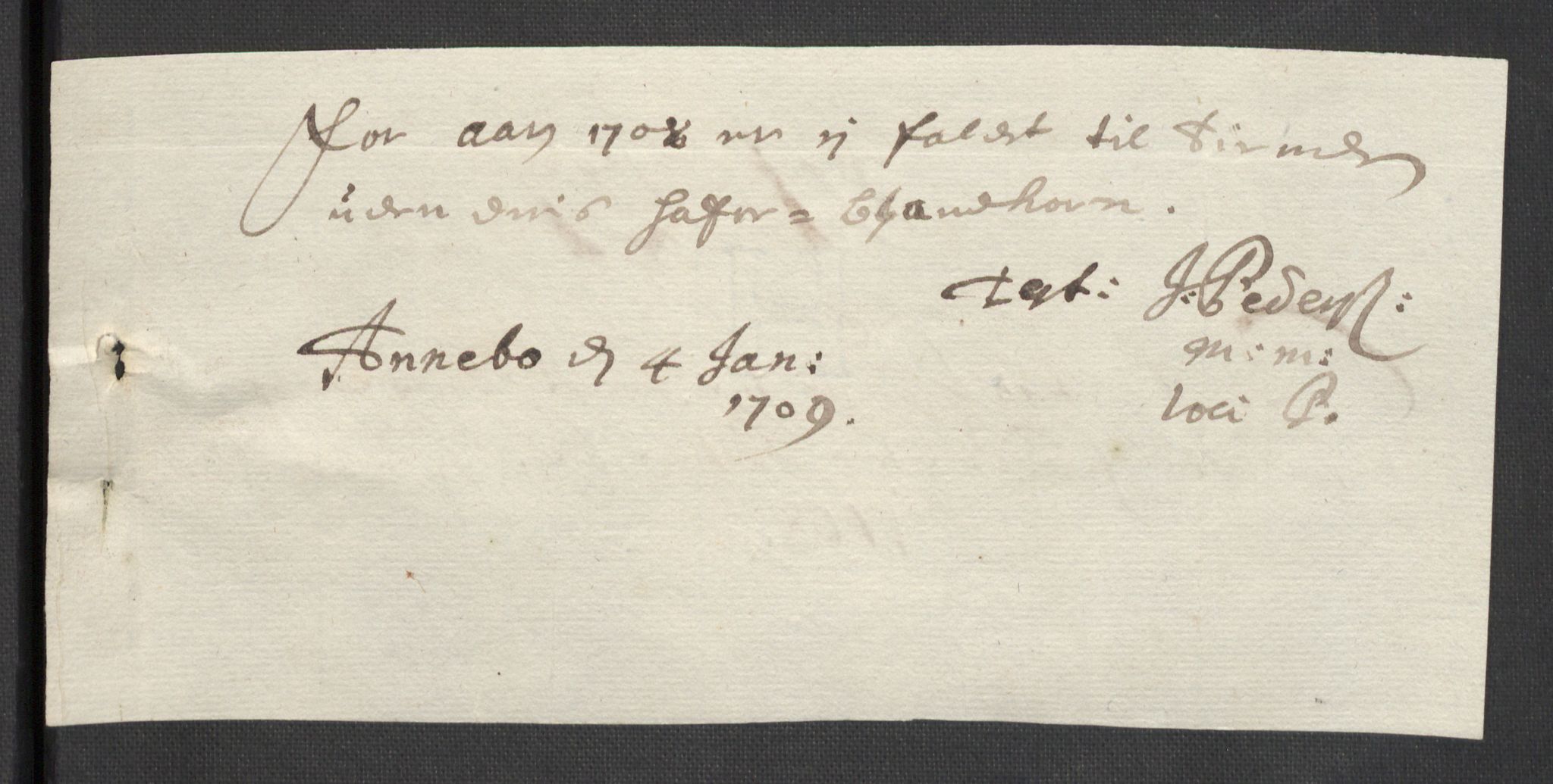 Rentekammeret inntil 1814, Reviderte regnskaper, Fogderegnskap, RA/EA-4092/R32/L1873: Fogderegnskap Jarlsberg grevskap, 1708, p. 183