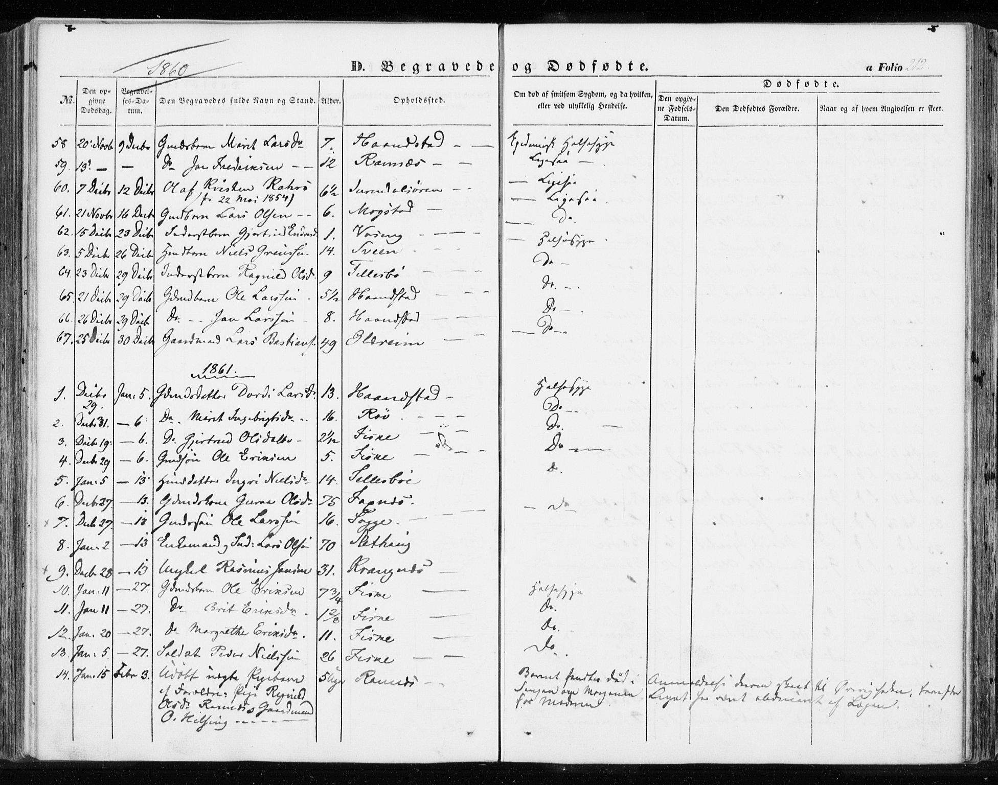 Ministerialprotokoller, klokkerbøker og fødselsregistre - Møre og Romsdal, SAT/A-1454/595/L1044: Parish register (official) no. 595A06, 1852-1863, p. 212