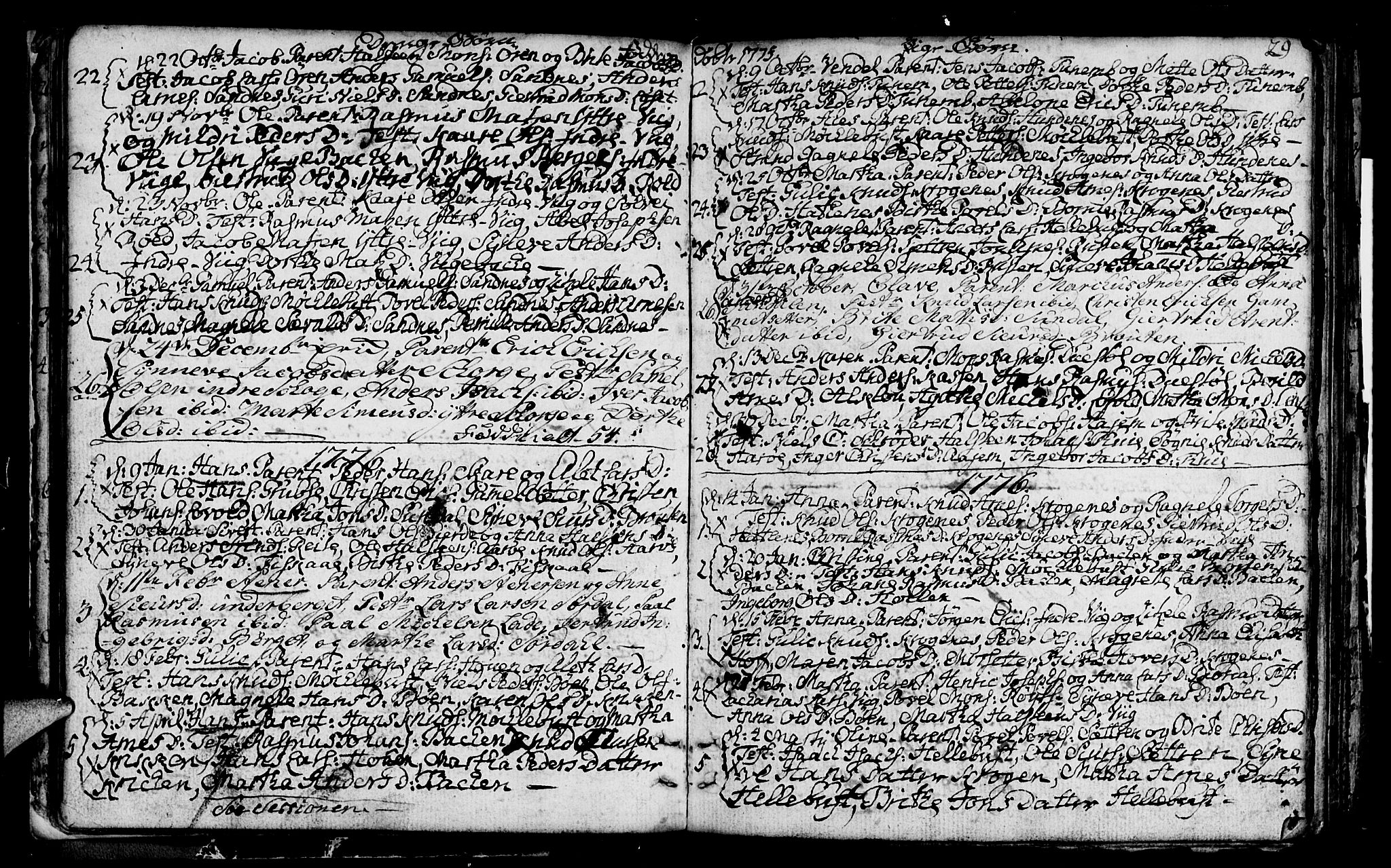 Ministerialprotokoller, klokkerbøker og fødselsregistre - Møre og Romsdal, SAT/A-1454/501/L0002: Parish register (official) no. 501A02, 1760-1816, p. 29