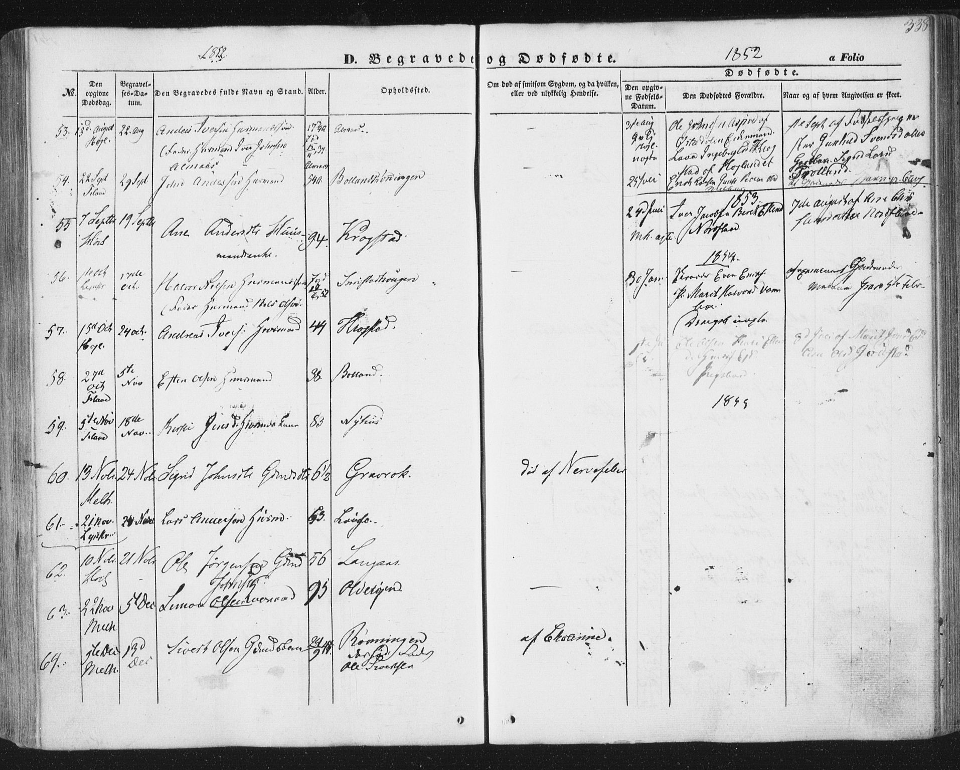 Ministerialprotokoller, klokkerbøker og fødselsregistre - Sør-Trøndelag, SAT/A-1456/691/L1076: Parish register (official) no. 691A08, 1852-1861, p. 338
