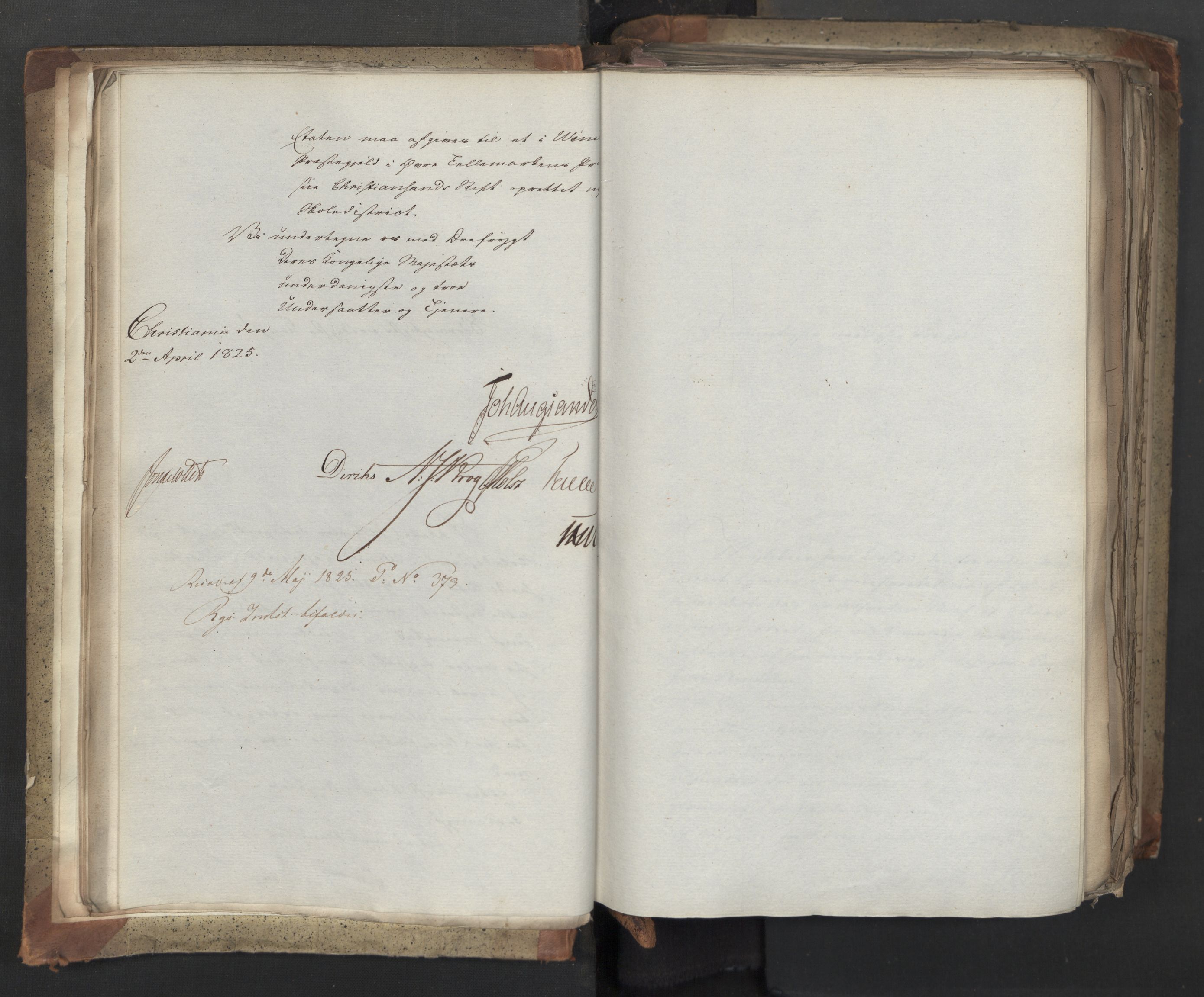 Statsrådsavdelingen i Stockholm, AV/RA-S-1003/D/Da/L0042: Regjeringsinnstillinger nr. 2467-2705, 1825, p. 13