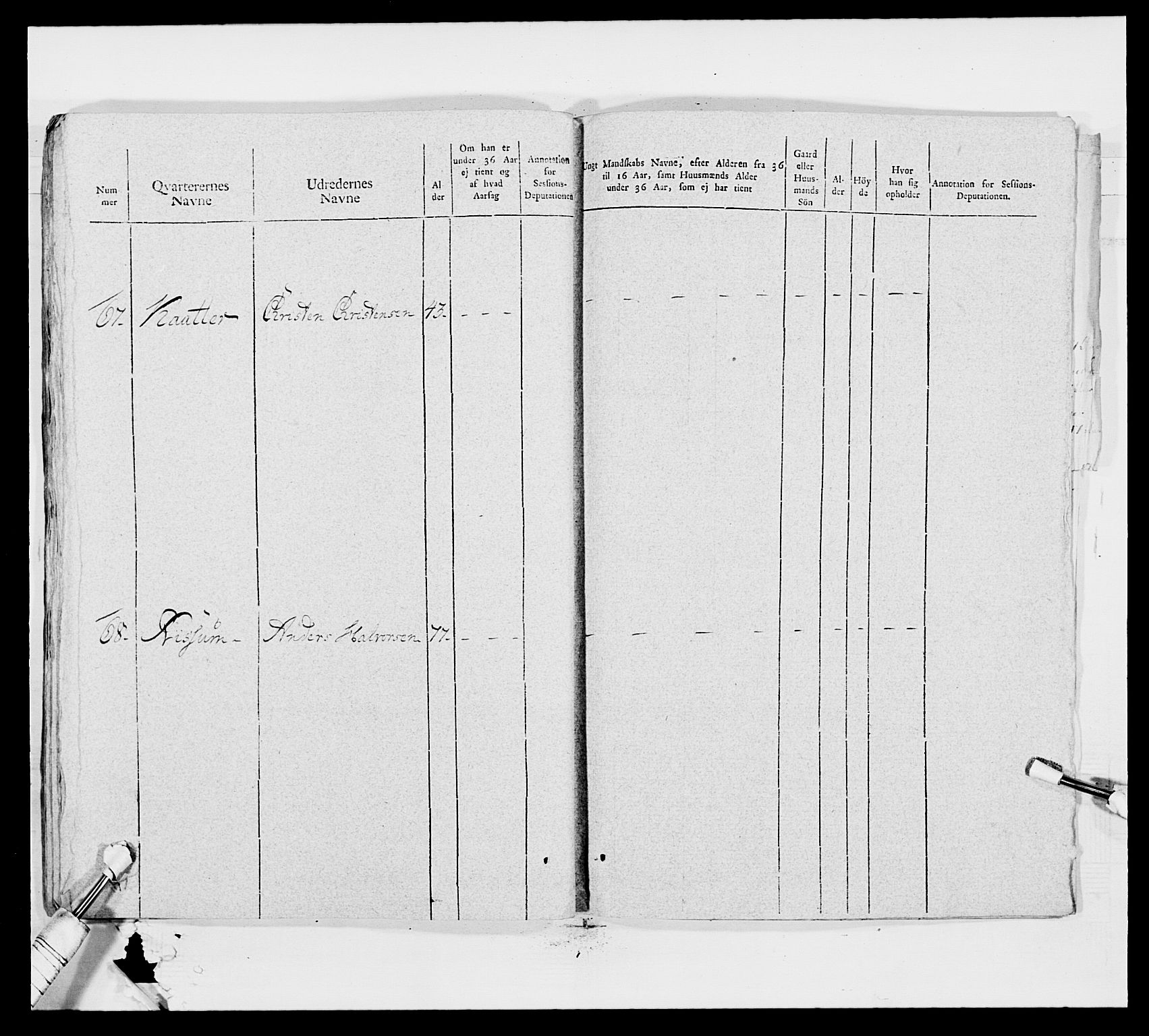 Generalitets- og kommissariatskollegiet, Det kongelige norske kommissariatskollegium, AV/RA-EA-5420/E/Eh/L0011: Smålenske dragonregiment, 1795-1807, p. 325