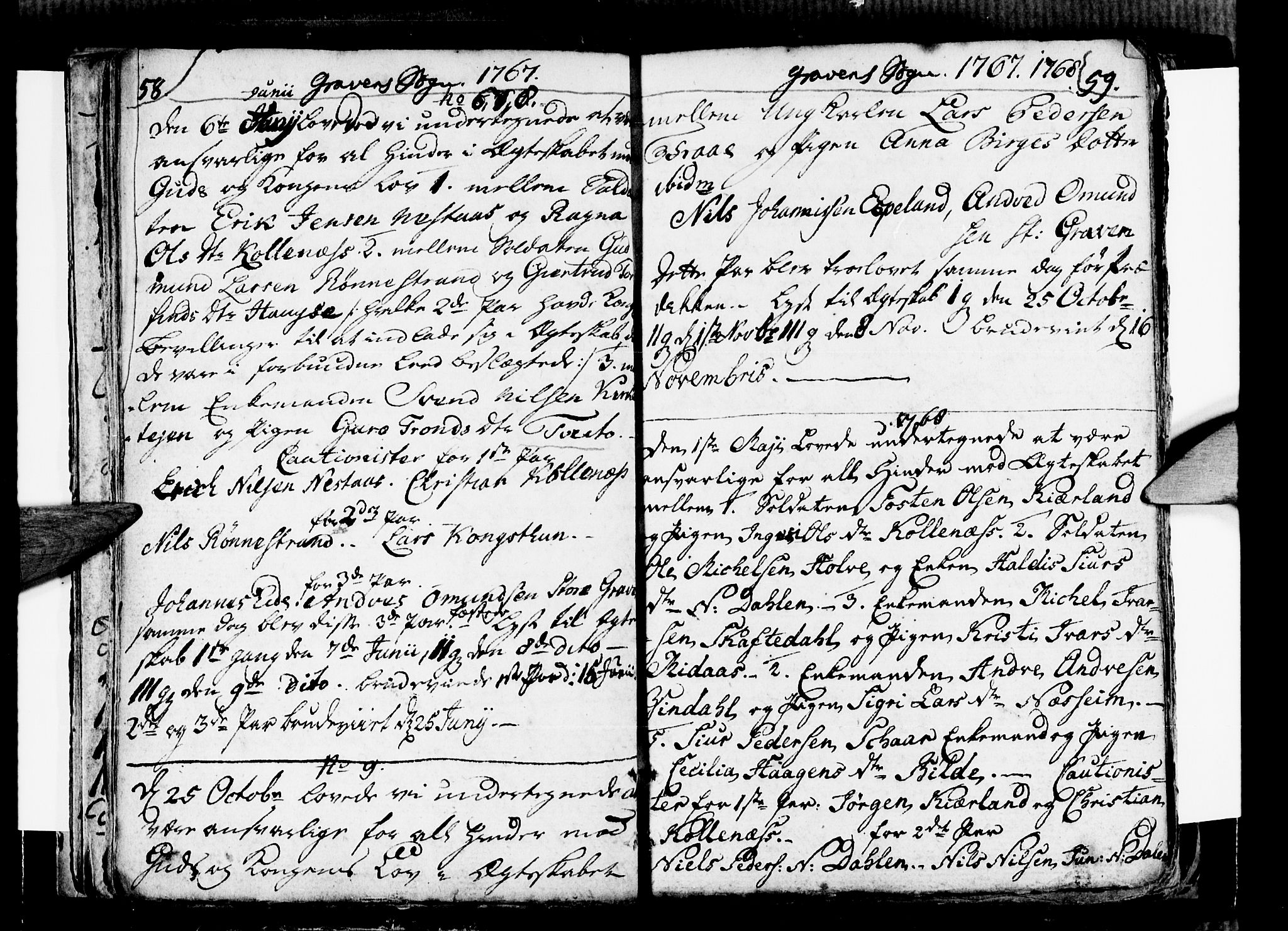 Ulvik sokneprestembete, SAB/A-78801/H/Haa: Parish register (official) no. A 9, 1743-1792, p. 58-59