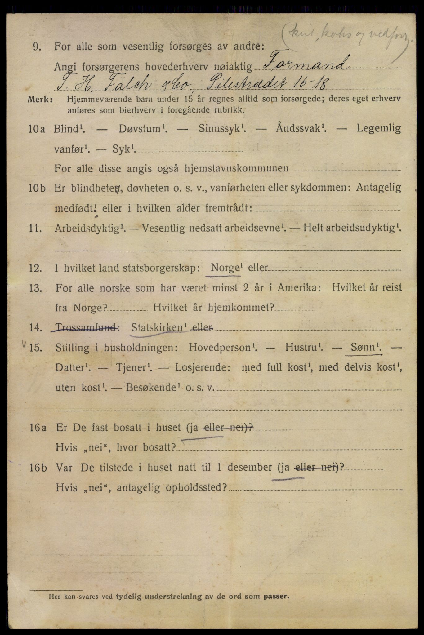 SAO, 1920 census for Kristiania, 1920, p. 392150