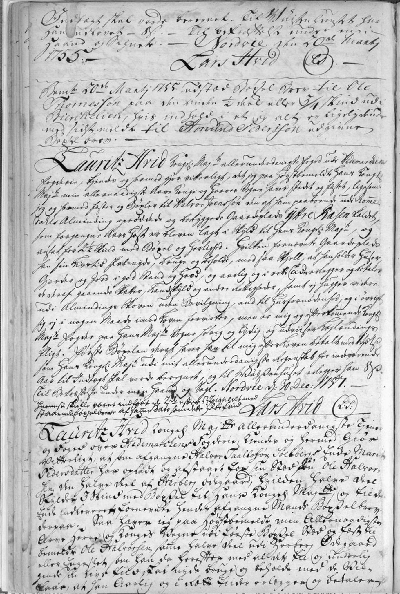Hedemarken fogderi, AV/SAH-FOGDH-001/F/Fb/Fba/L0001: Bygselprotokoll, 1711-1797, p. 22b