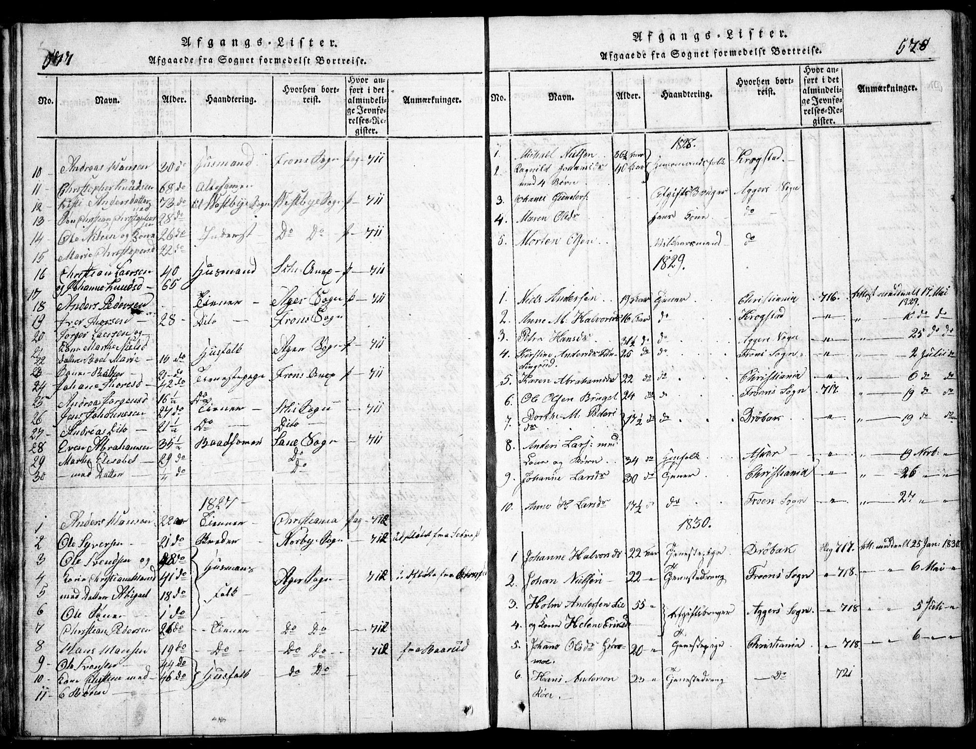 Nesodden prestekontor Kirkebøker, AV/SAO-A-10013/G/Ga/L0001: Parish register (copy) no. I 1, 1814-1847, p. 577-578