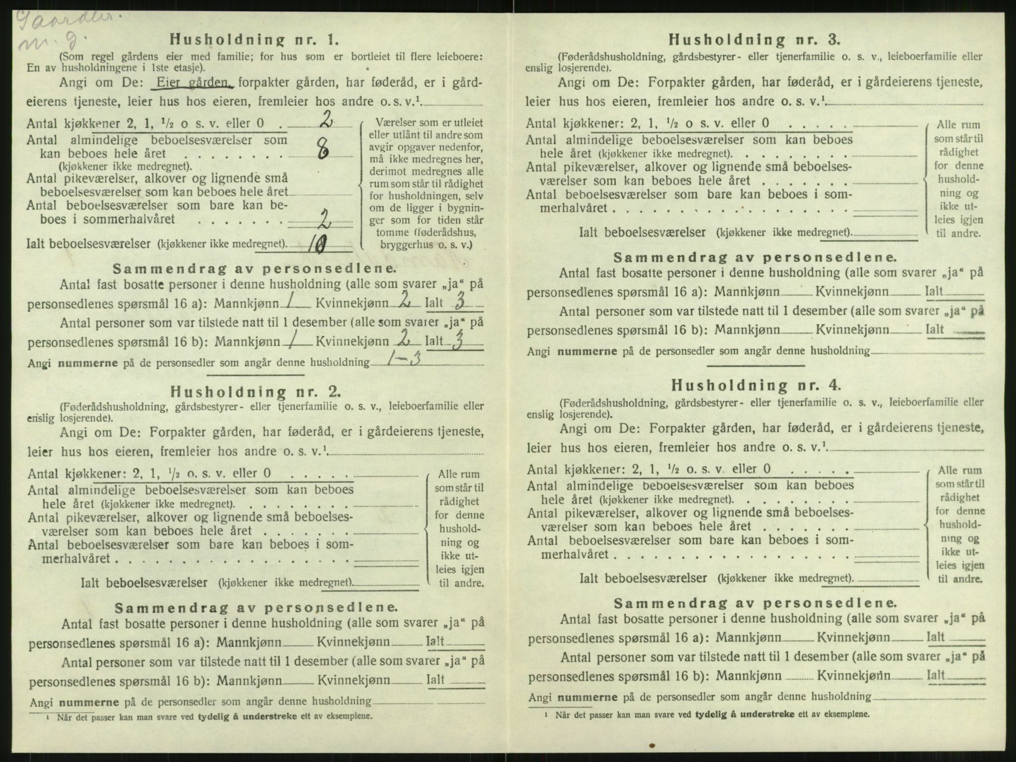 SAT, 1920 census for Namdalseid, 1920, p. 29