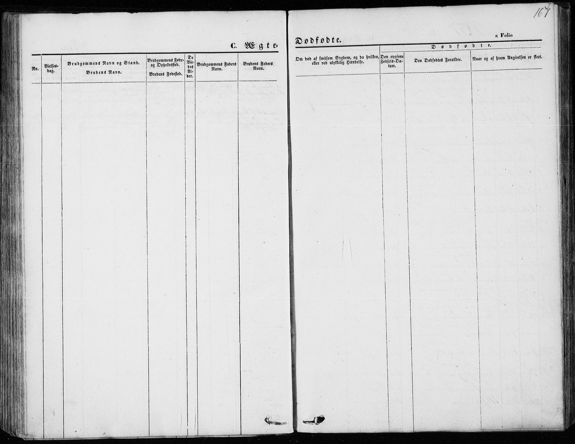 Torvastad sokneprestkontor, AV/SAST-A -101857/H/Ha/Haa/L0011: Parish register (official) no. A 11, 1857-1866, p. 167