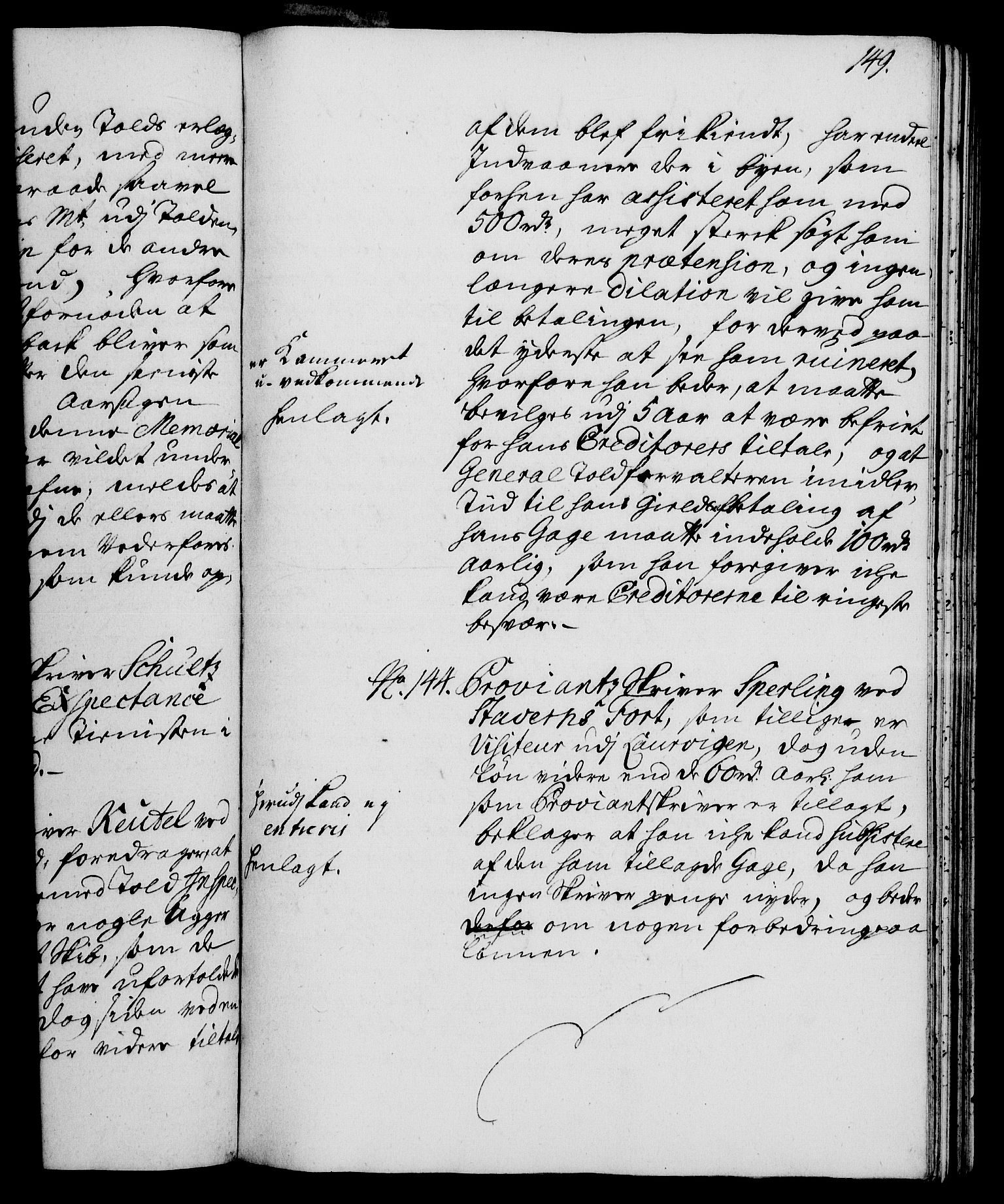 Rentekammeret, Kammerkanselliet, RA/EA-3111/G/Gh/Gha/L0016: Norsk ekstraktmemorialprotokoll (merket RK 53.61), 1734-1735, p. 149