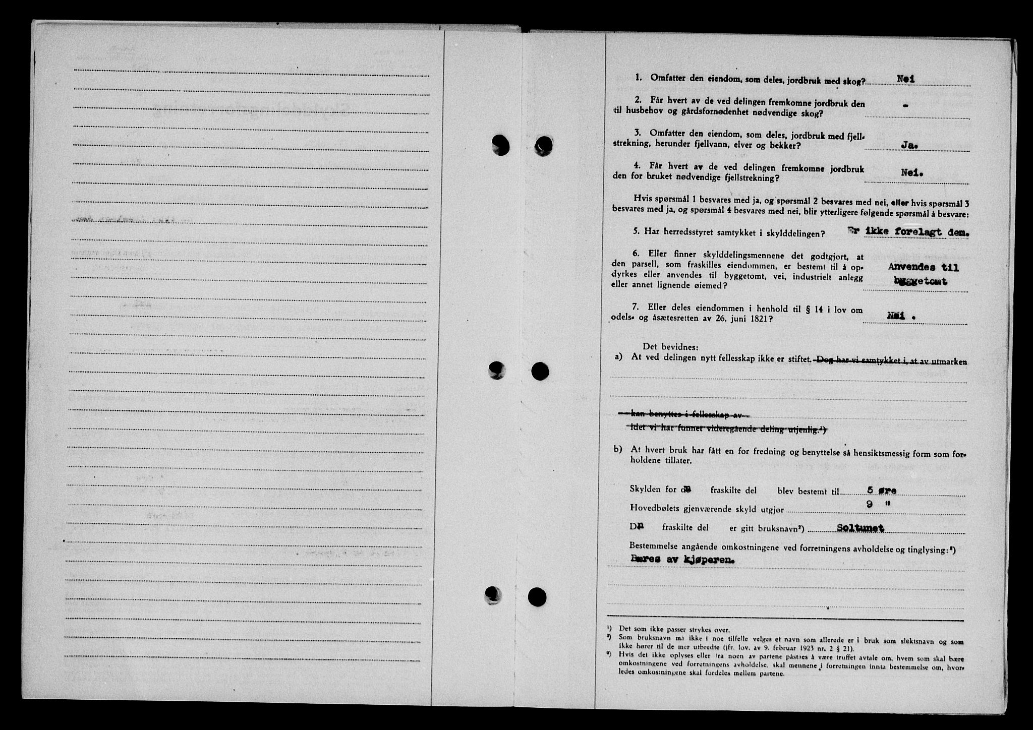 Karmsund sorenskriveri, SAST/A-100311/01/II/IIB/L0098: Mortgage book no. 78A, 1949-1950, Diary no: : 2960/1949