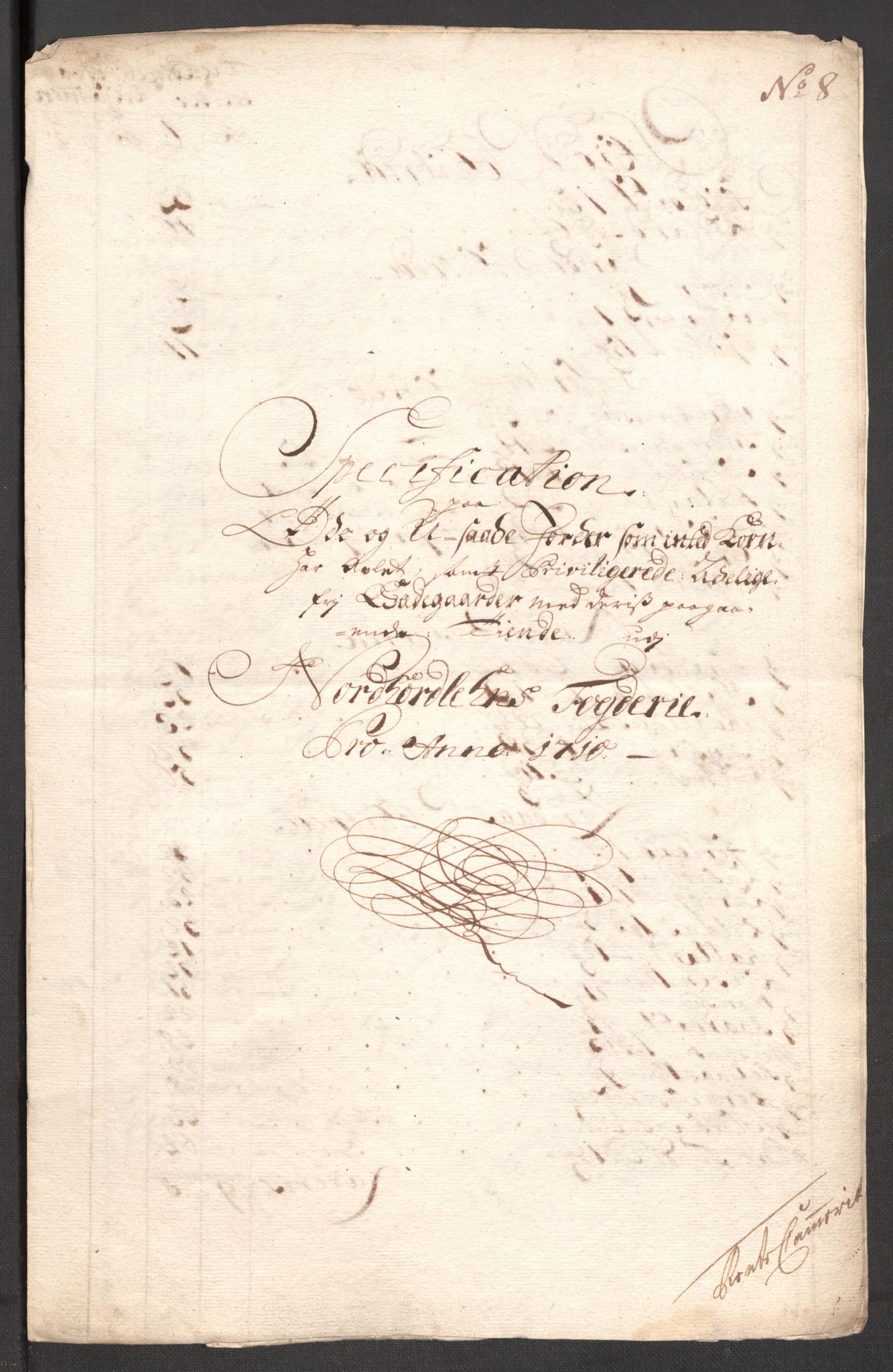 Rentekammeret inntil 1814, Reviderte regnskaper, Fogderegnskap, AV/RA-EA-4092/R51/L3191: Fogderegnskap Nordhordland og Voss, 1710, p. 224