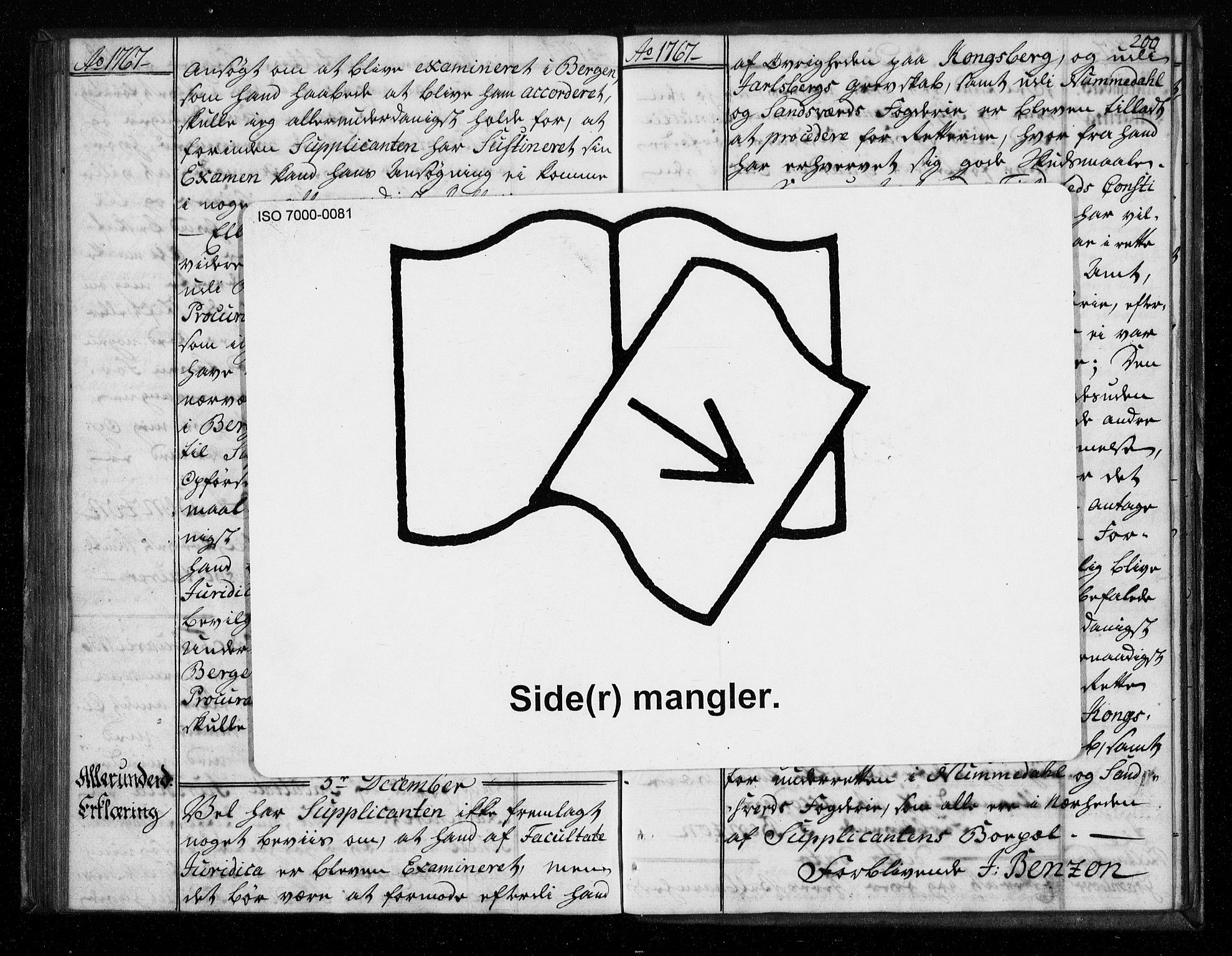 Stattholderembetet 1572-1771, AV/RA-EA-2870/Bf/L0006: Stattholderprotokoll (allmenn kopibok), 1767-1768, p. 189b-200a