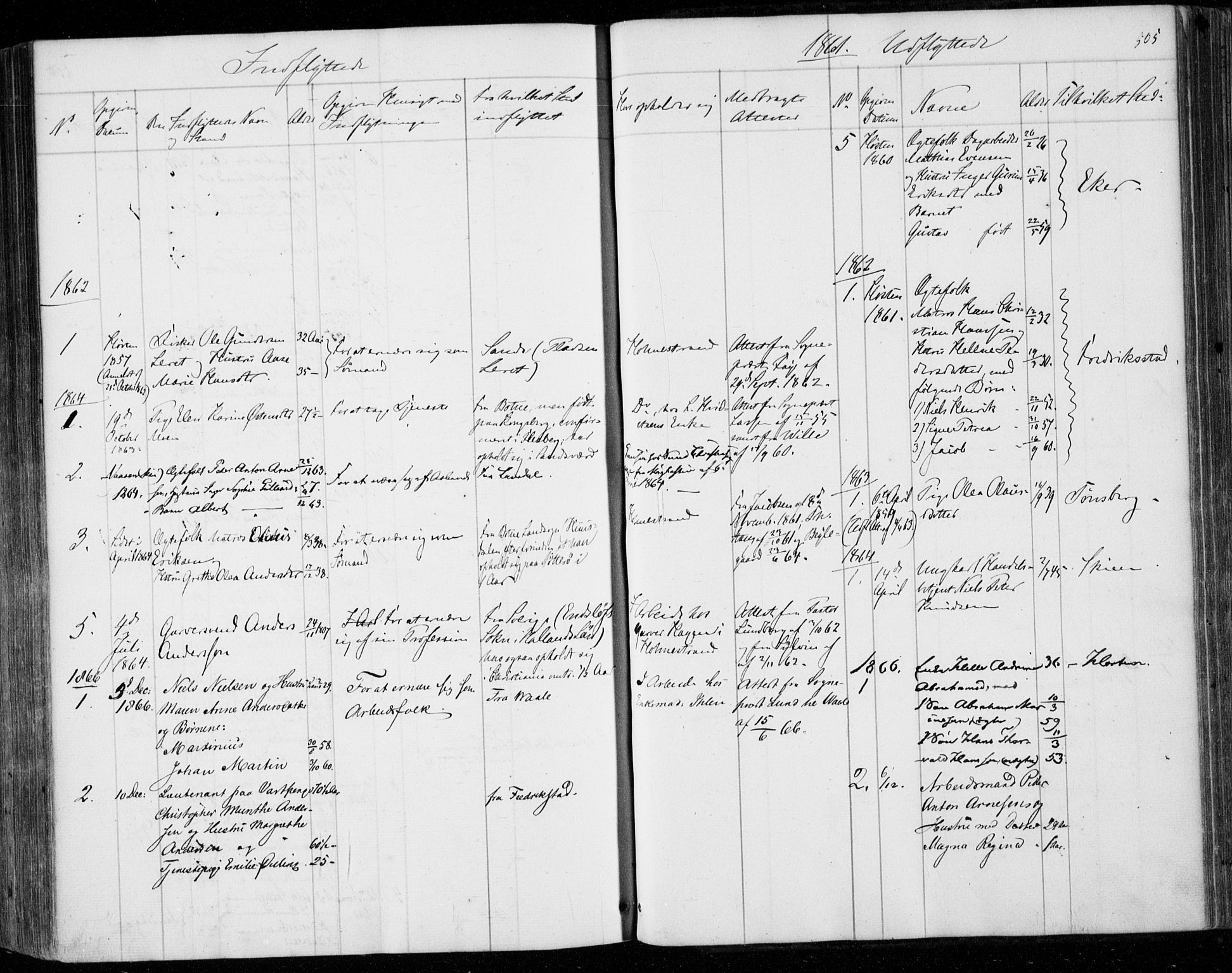 Holmestrand kirkebøker, SAKO/A-346/F/Fa/L0002: Parish register (official) no. 2, 1840-1866, p. 505