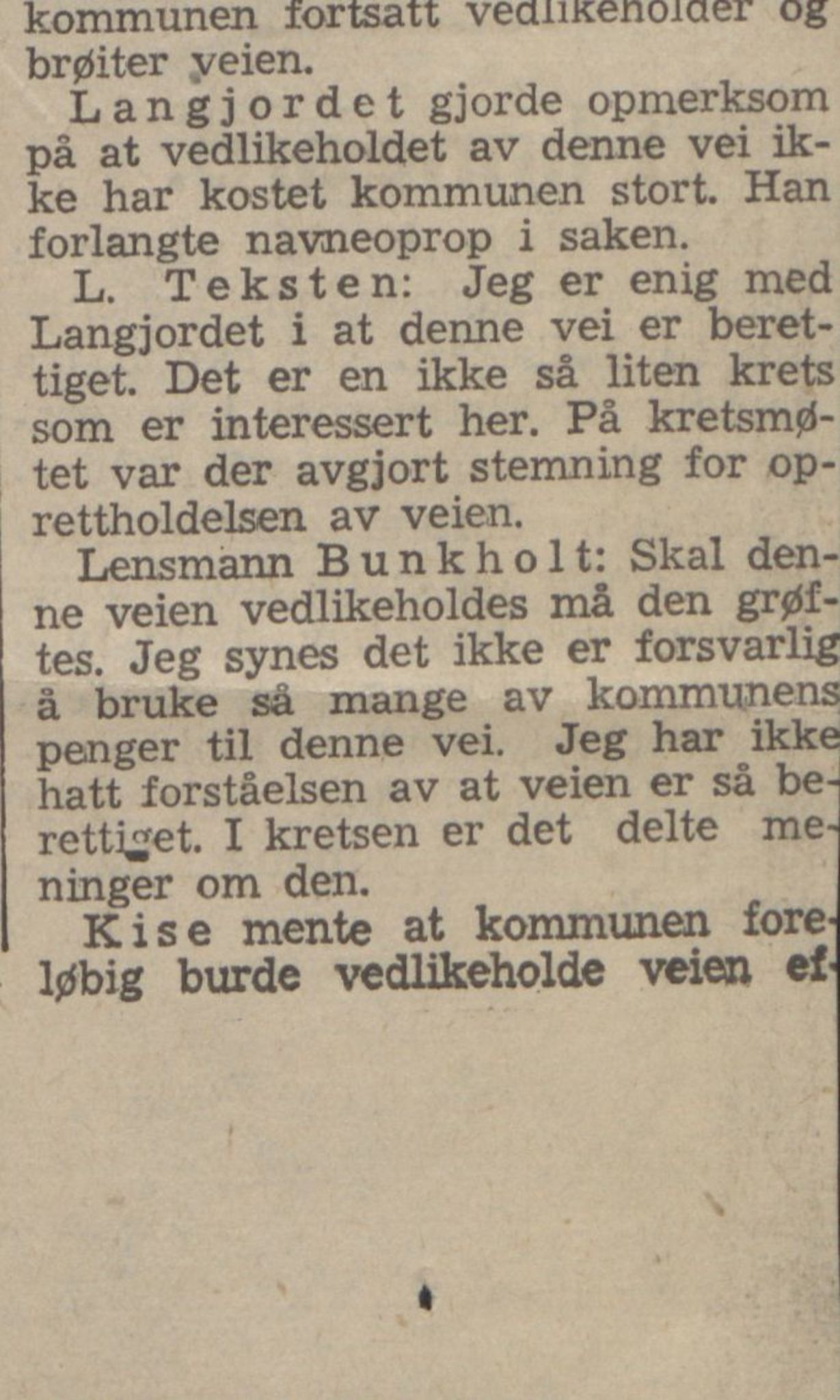 Rikard Berge, TEMU/TGM-A-1003/F/L0017/0044: 551-599 / 594 Brev, avisutklypp og lause blad, 1935-1943