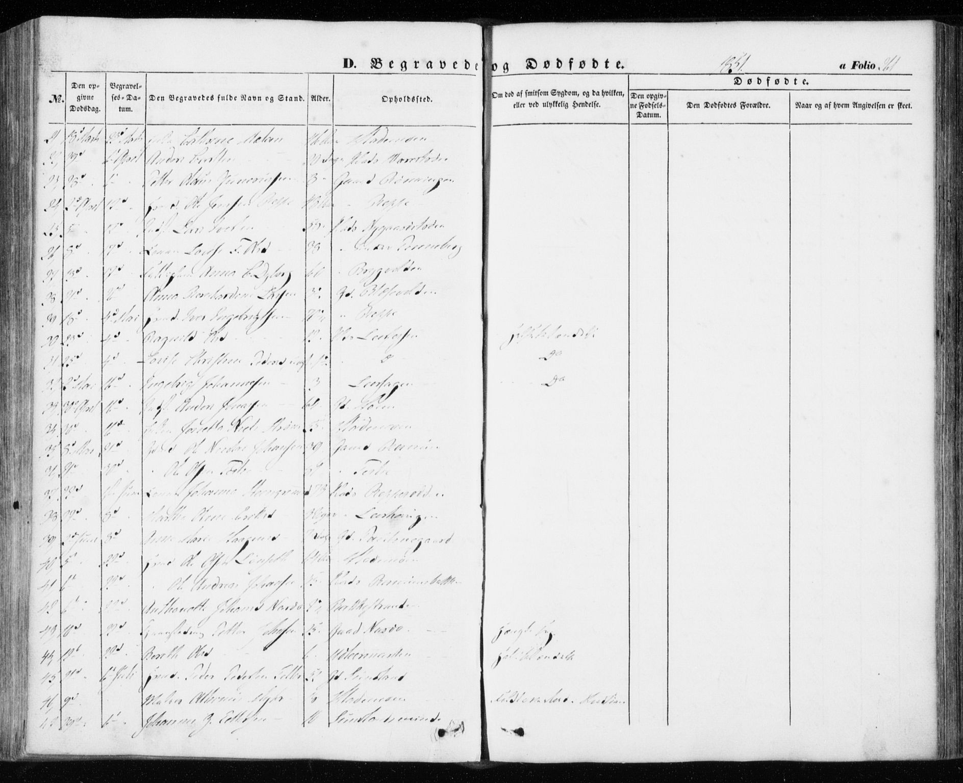 Ministerialprotokoller, klokkerbøker og fødselsregistre - Sør-Trøndelag, SAT/A-1456/606/L0291: Parish register (official) no. 606A06, 1848-1856, p. 261